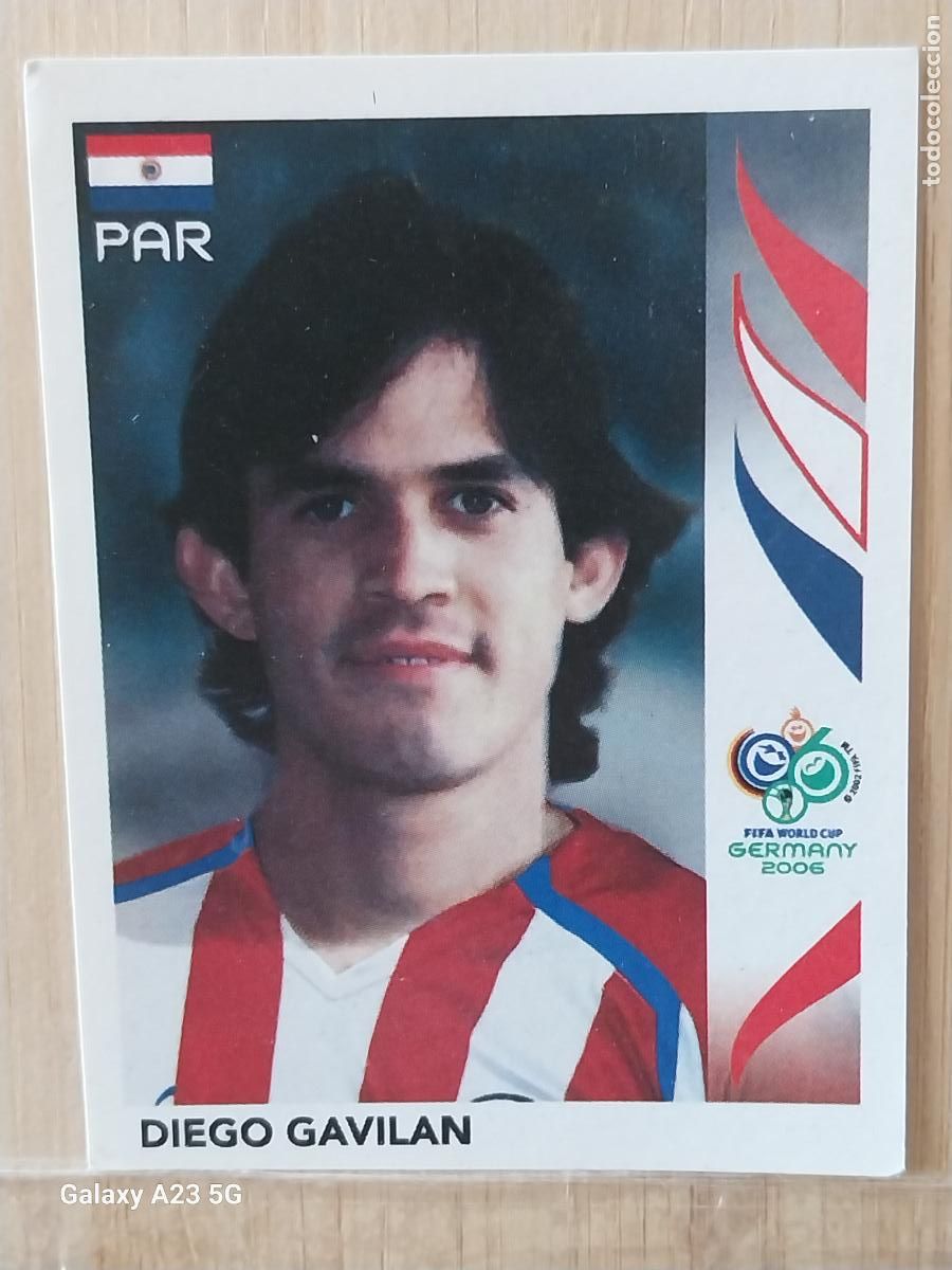 Cromos de f&uacute;tbol: GAVILAN 124 PARAGUAY *** GERMANY 2006 PANINI CROMO ORIGINAL SIN PEGAR NUNCA ++