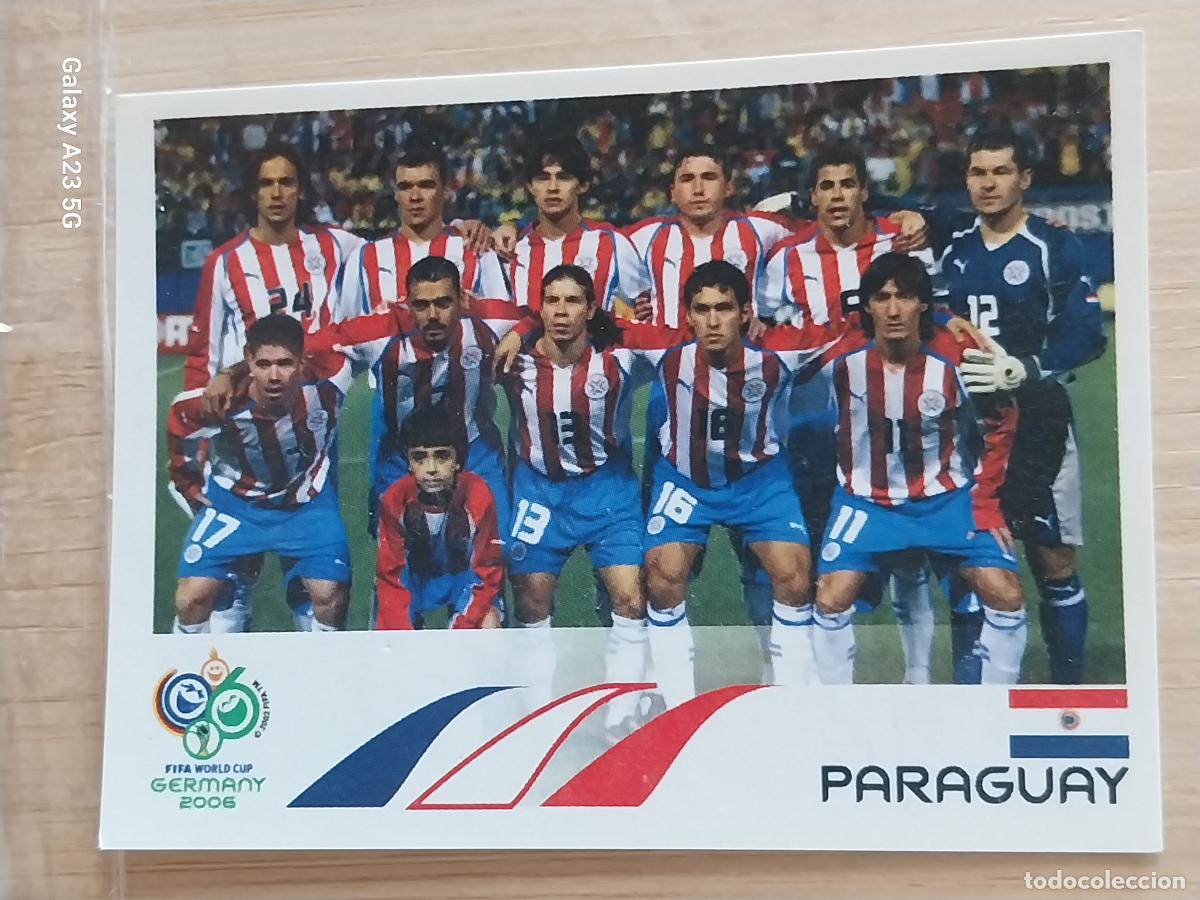 Cromos de f&uacute;tbol: 112 PARAGUAY *** GERMANY 2006 PANINI CROMO ORIGINAL SIN PEGAR NUNCA ++