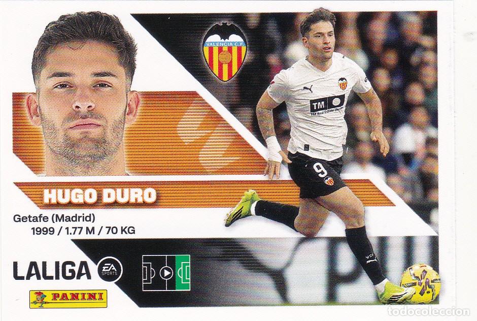 Cromos de f&uacute;tbol: ESTE 2026-27 * HUGO DURO * N&ordm; 17 - DEL VALENCIA (NUEVO DE SOBRE) (A-20)