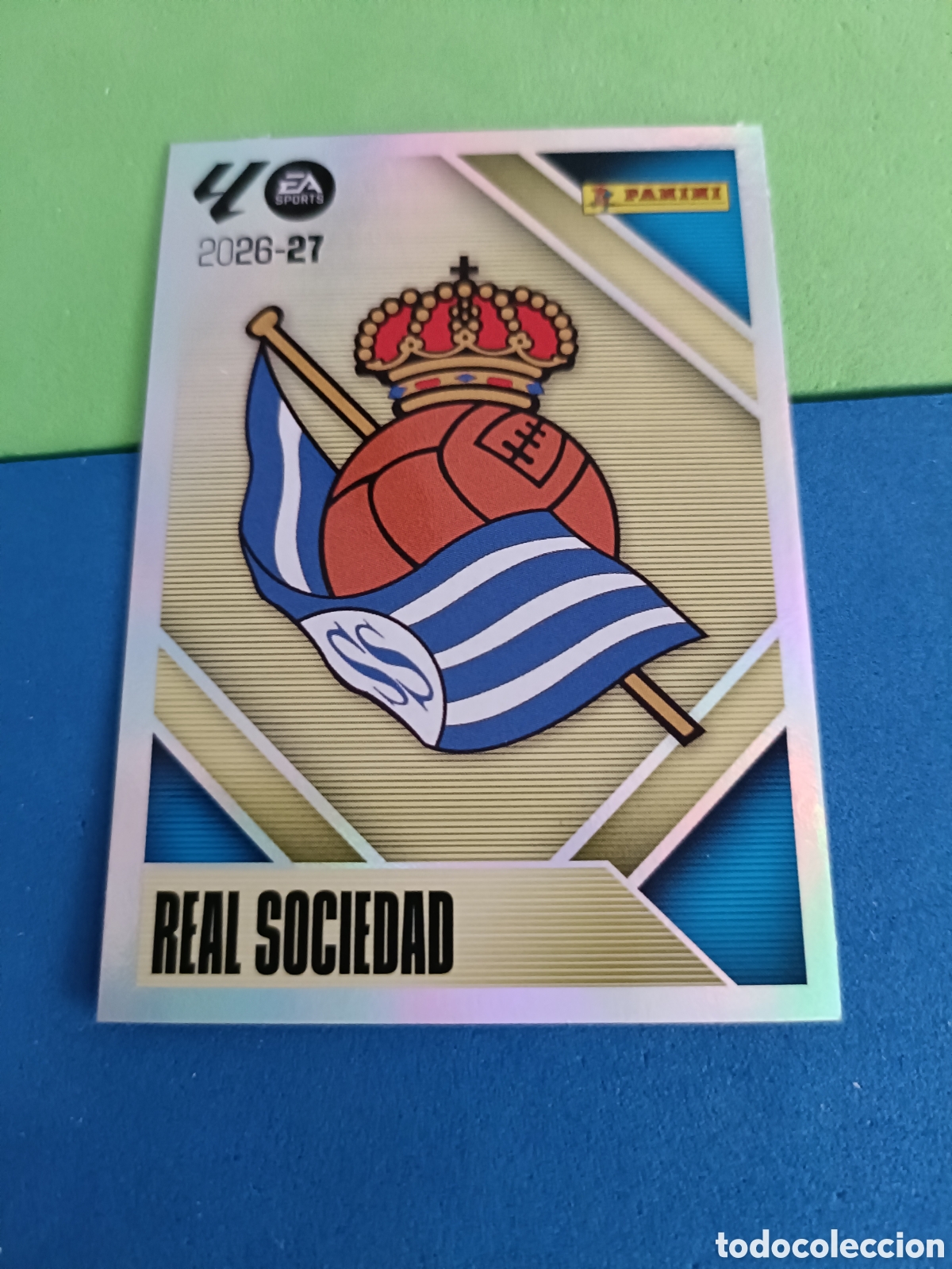 Cromos de f&uacute;tbol: Panini cromos stickers Liga este 2026 2027 26 27 - Real Sociedad 1 Escudo