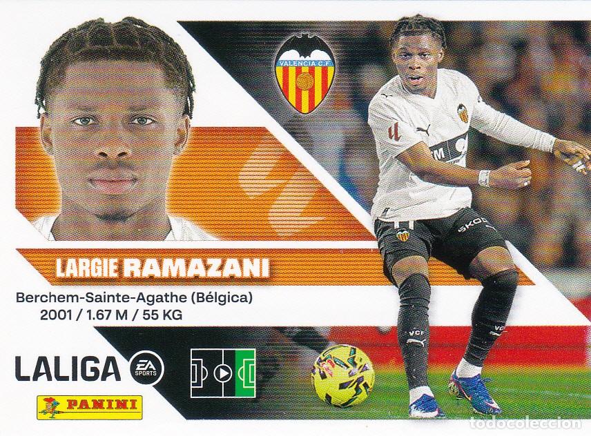 Cromos de f&uacute;tbol: ESTE 2026-27 * RAMAZANI * N&ordm; 19 - DEL VALENCIA (NUEVO DE SOBRE) (A-20)