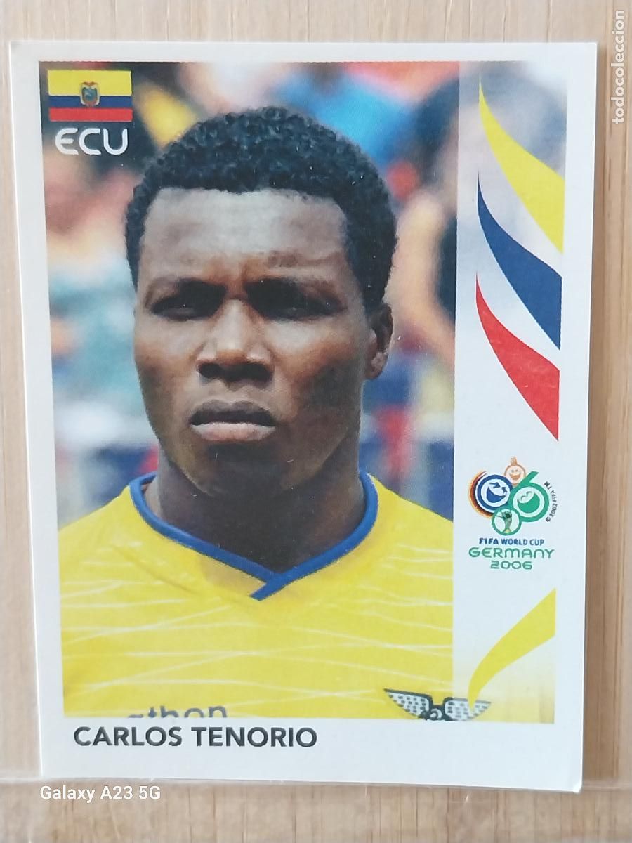 Cromos de f&uacute;tbol: TENORIO 91 ECUADOR *** GERMANY 2006 PANINI CROMO ORIGINAL SIN PEGAR NUNCA ++