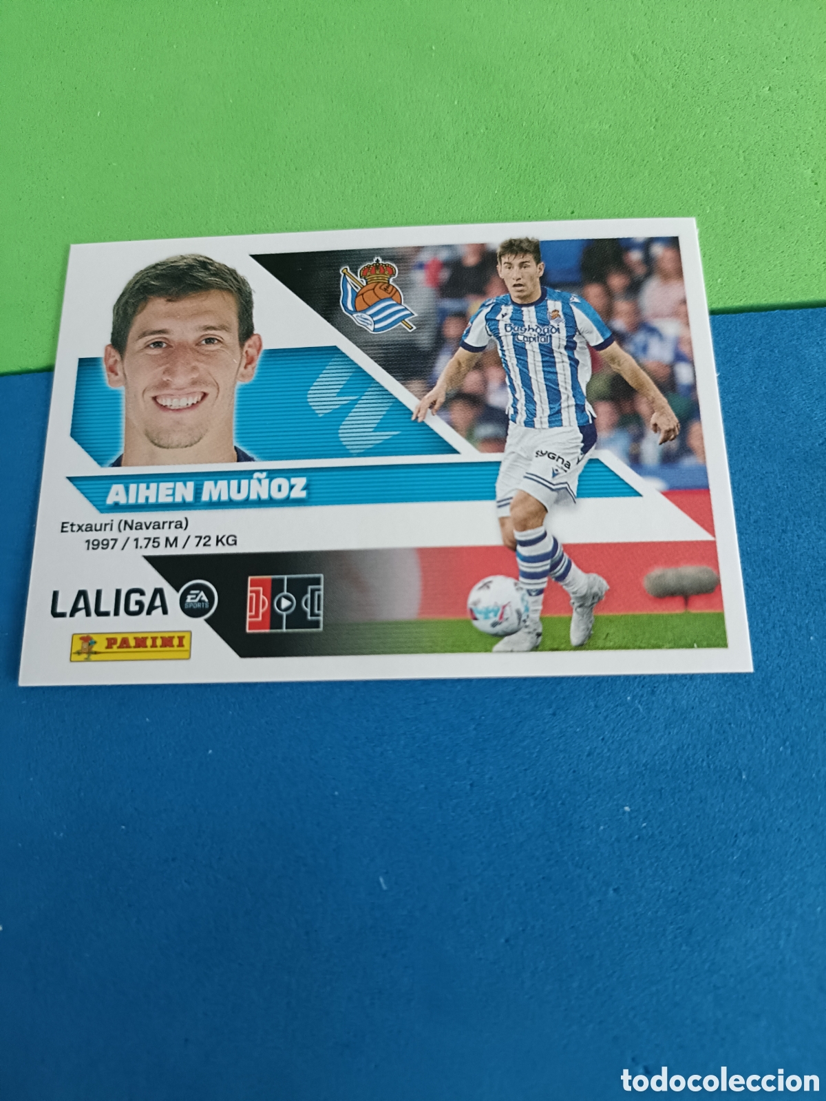 Cromos de f&uacute;tbol: Panini cromos stickers Liga este 2026 2027 26 27 - Real Sociedad 9 Aihen Mu&ntilde;oz