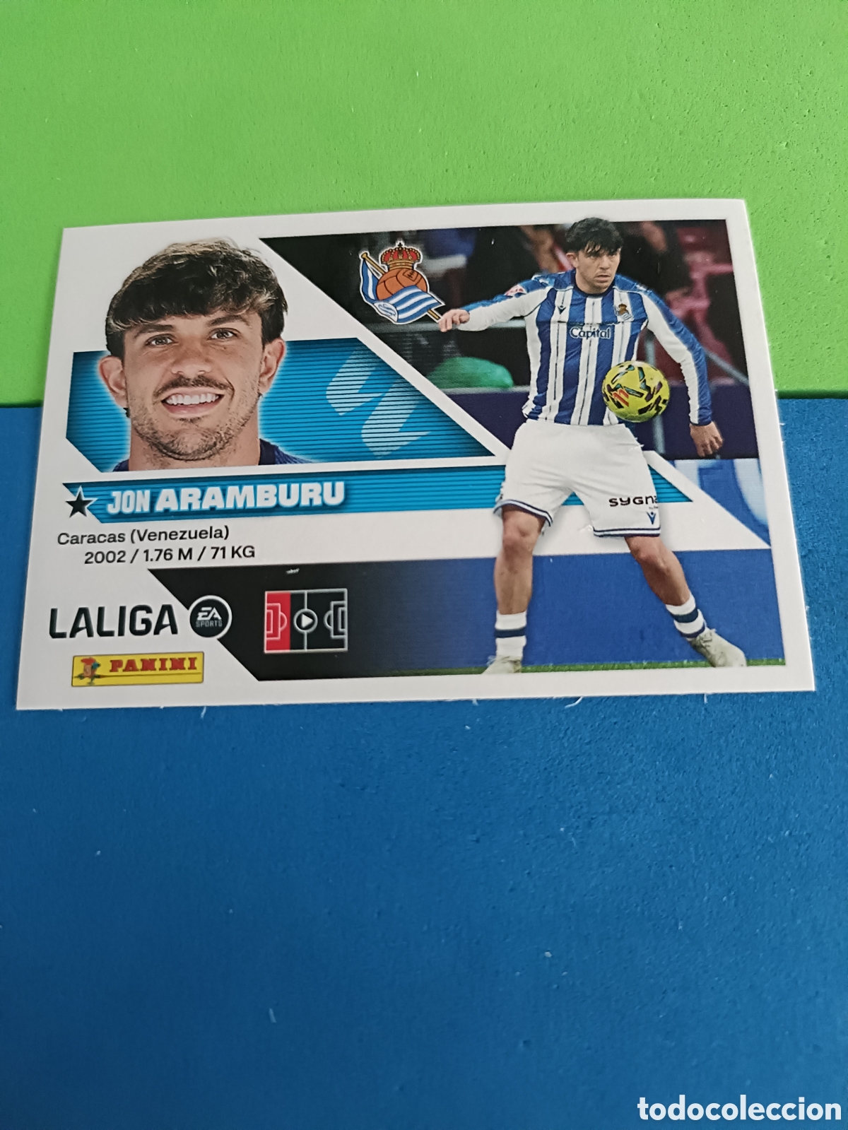 Cromos de f&uacute;tbol: Panini cromos stickers Liga este 2026 2027 26 27 - Real Sociedad 5 Aramburu