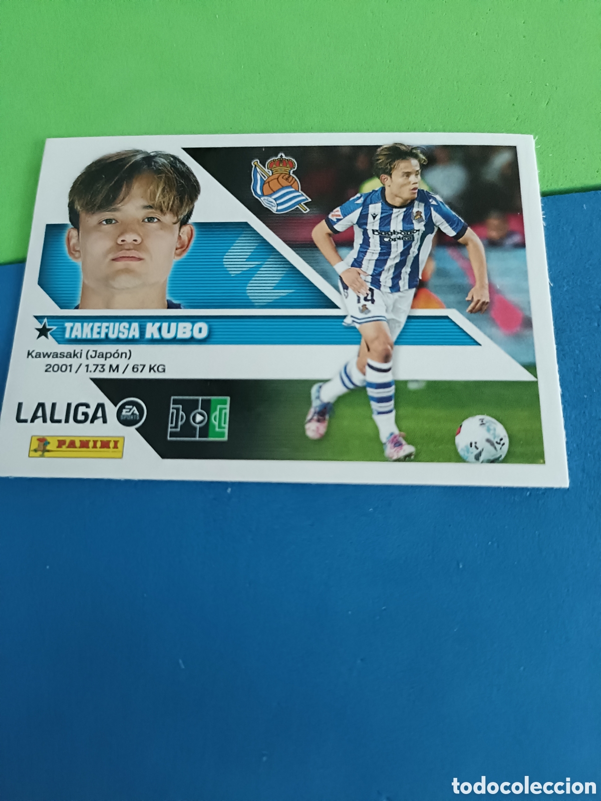 Cromos de f&uacute;tbol: Panini cromos stickers Liga este 2026 2027 26 27 - Real Sociedad 17 Kubo