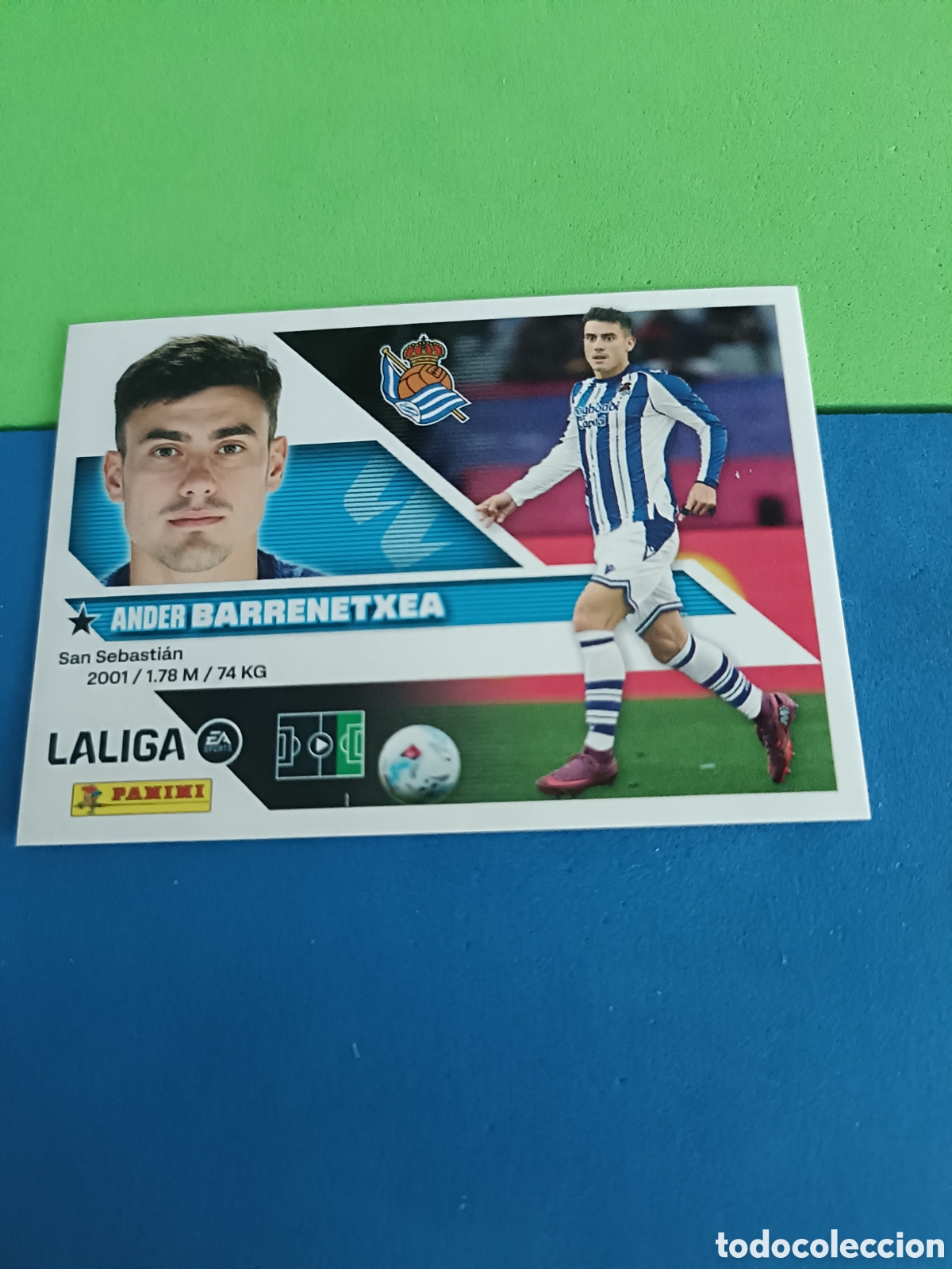 Cromos de f&uacute;tbol: Panini cromos stickers Liga este 2026 2027 26 27 - Real Sociedad 16 Barrenetxea