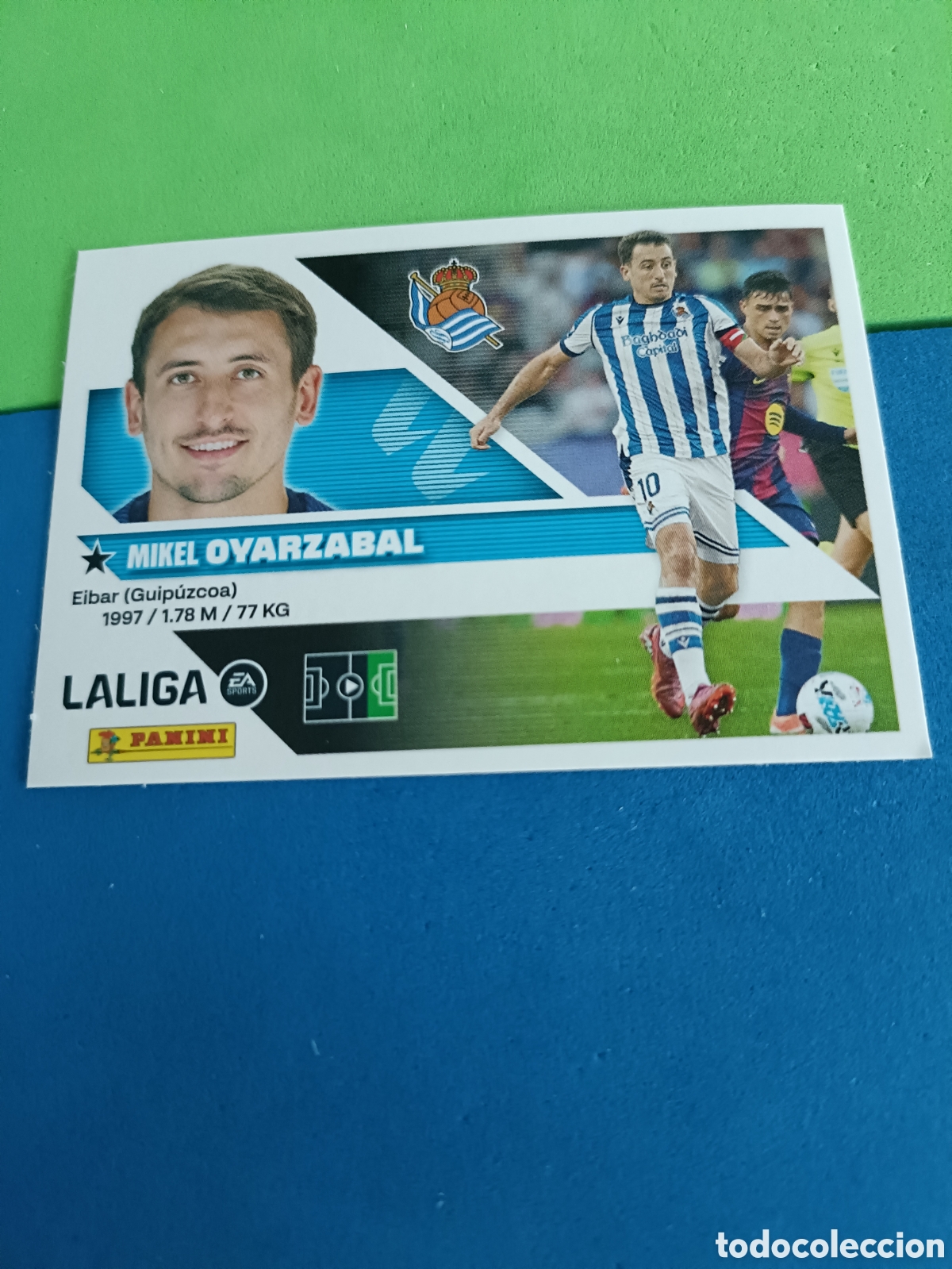 Cromos de f&uacute;tbol: Panini cromos stickers Liga este 2026 2027 26 27 - Real Sociedad 20 Oyarzabal