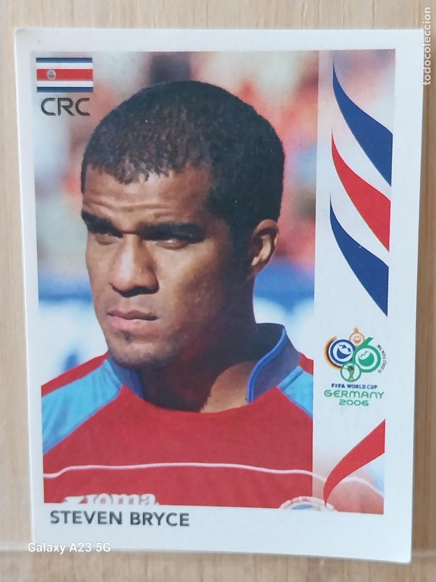Cromos de f&uacute;tbol: BRYCE 46 COSTA RICA *** GERMANY 2006 PANINI CROMO ORIGINAL SIN PEGAR NUNCA +