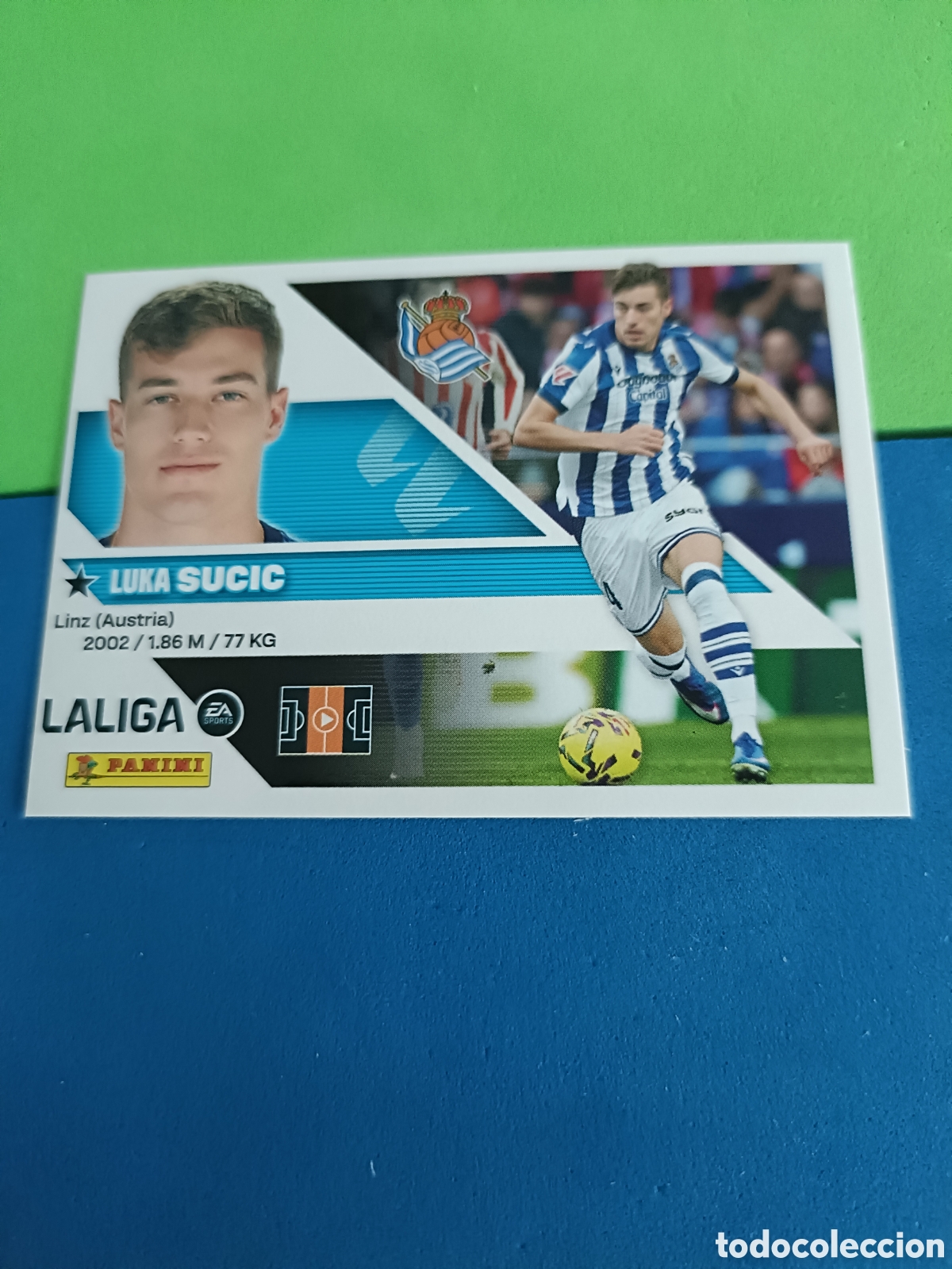 Cromos de f&uacute;tbol: Panini cromos stickers Liga este 2026 2027 26 27 - Real Sociedad 15 Sucic