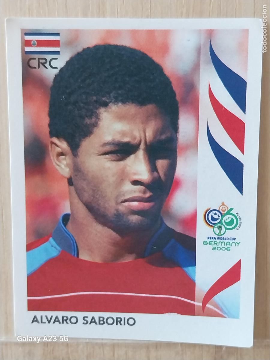 Cromos de f&uacute;tbol: SABORIDO 52 COSTA RICA *** GERMANY 2006 PANINI CROMO ORIGINAL SIN PEGAR NUNCA +
