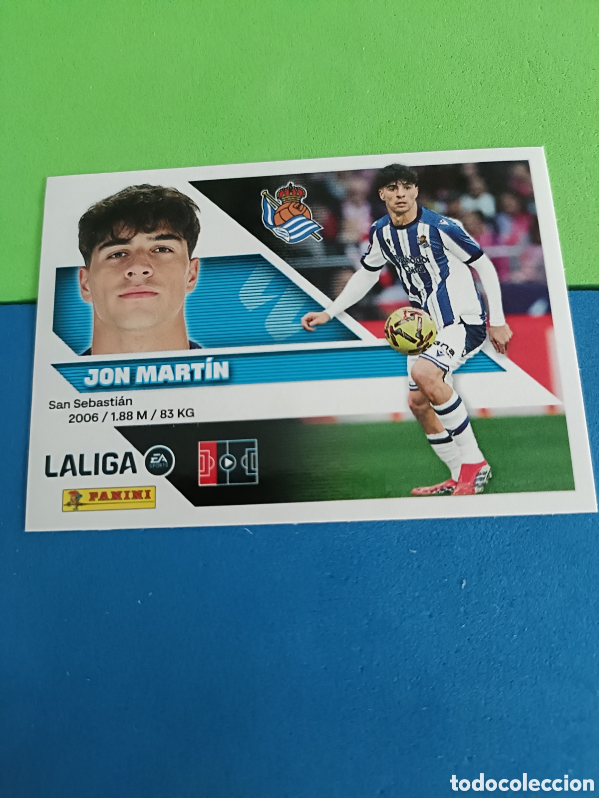 Fu&szlig;ball-Sticker: Panini cromos stickers Liga este 2026 2027 26 27 - Real Sociedad 7 Jon Mart&iacute;n
