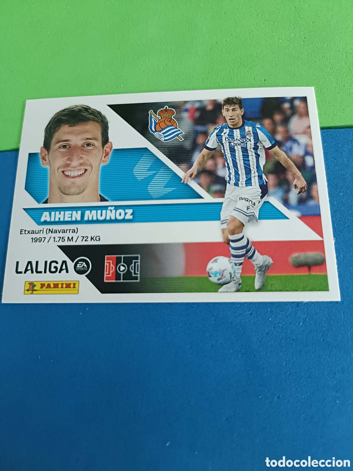 Fu&szlig;ball-Sticker: Panini cromos stickers Liga este 2026 2027 26 27 - Real Sociedad 9 Aihen Mu&ntilde;oz