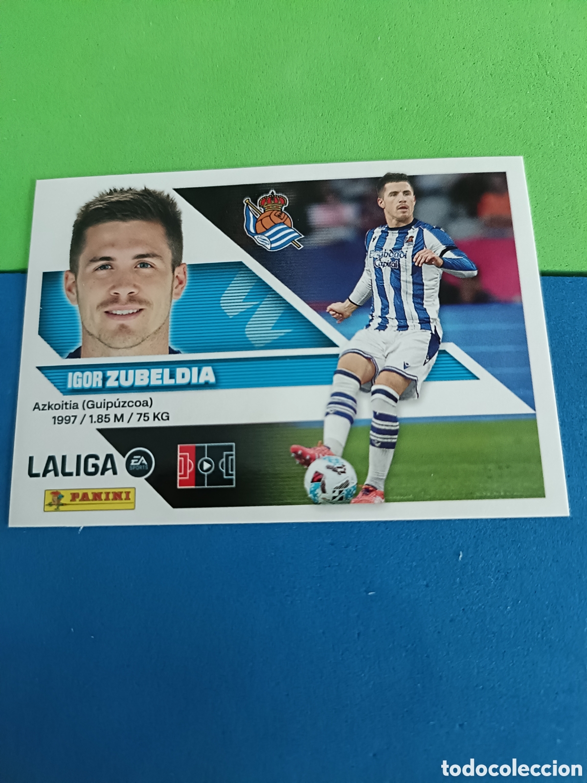 Cromos de f&uacute;tbol: Panini cromos stickers Liga este 2026 2027 26 27 - Real Sociedad 6 Zubeldia