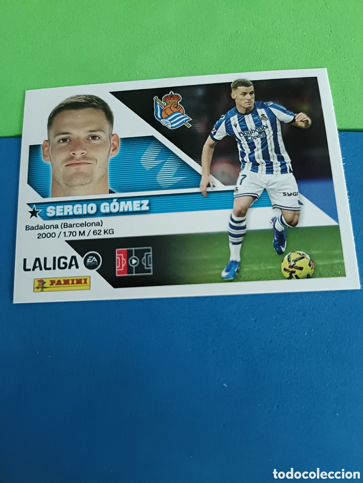 Cromos de f&uacute;tbol: Panini cromos stickers Liga este 2026 2027 26 27 - Real Sociedad 8 Sergio G&oacute;mez