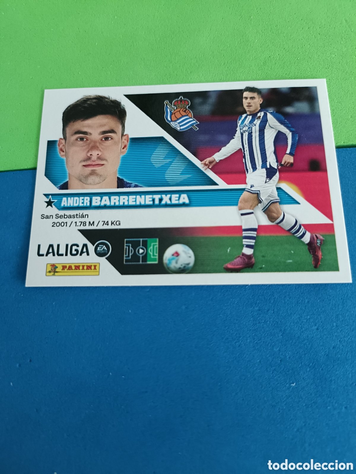 Cromos de f&uacute;tbol: Panini cromos stickers Liga este 2026 2027 26 27 - Real Sociedad 16 Barrenetxea