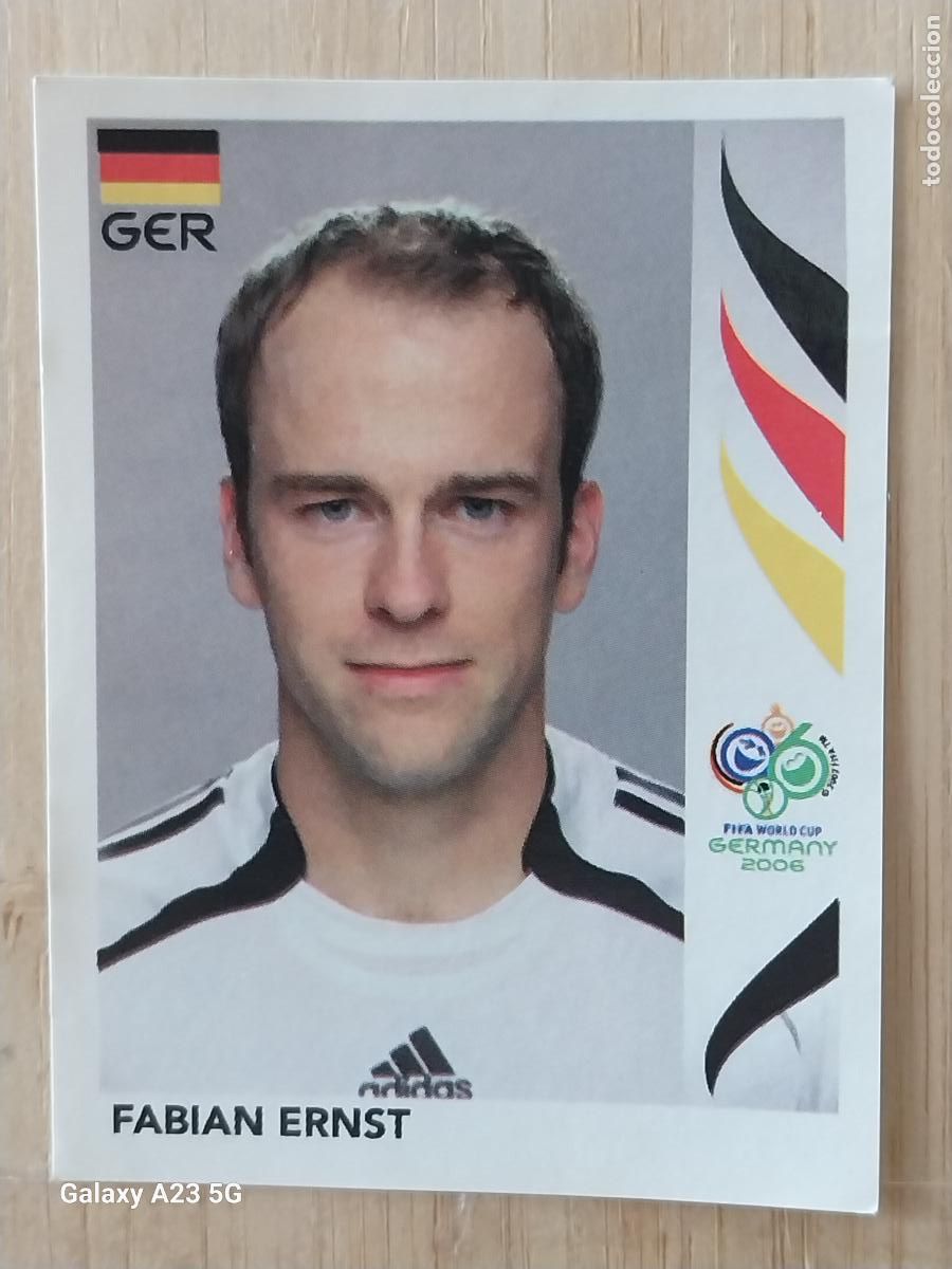 Cartes &agrave; collectionner de Football: ERNST 28 ALEMANIA *** GERMANY 2006 PANINI CROMO ORIGINAL SIN PEGAR NUNCA