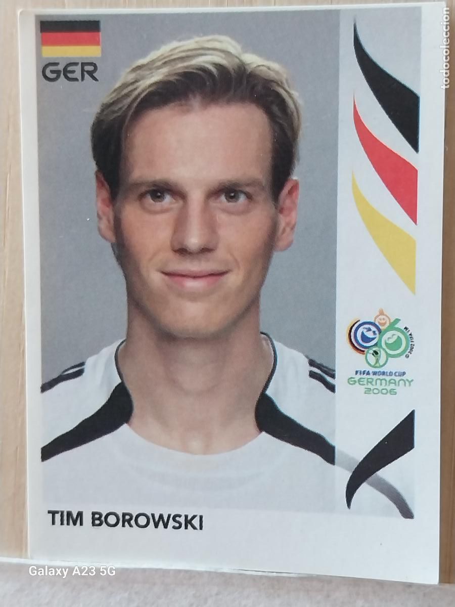 Fu&szlig;ball-Sticker: BOROWSKI 26 ALEMANIA ** GERMANY 2006 PANINI CROMO ORIGINAL SIN PEGAR NUNCA ++