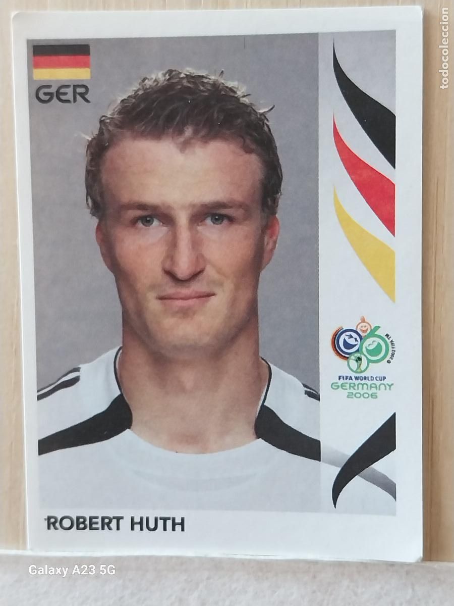 Fu&szlig;ball-Sticker: HUTH 21 ALEMANIA ** GERMANY 2006 PANINI CROMO ORIGINAL SIN PEGAR NUNCA +