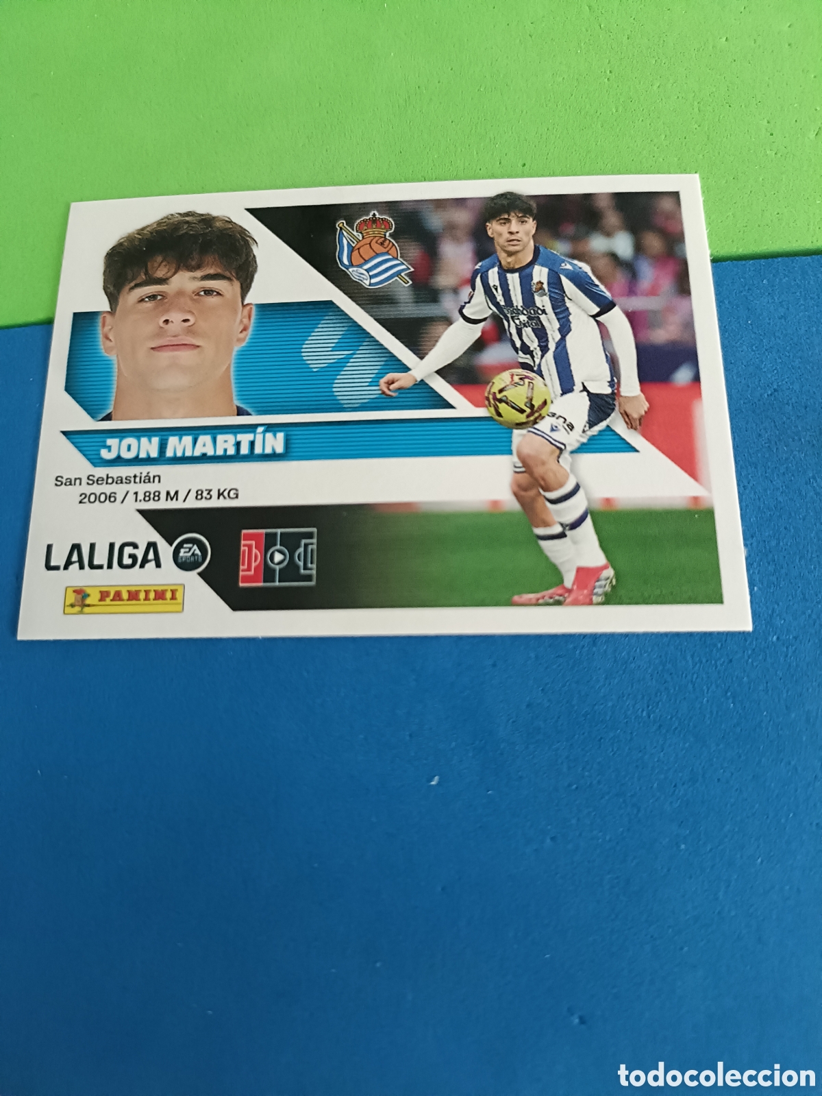 Fu&szlig;ball-Sticker: Panini cromos stickers Liga este 2026 2027 26 27 - Real Sociedad 7 Jon Mart&iacute;n