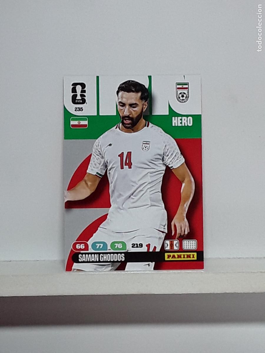 Fu&szlig;ball-Sticker: ADRENALYN MUNDIAL 2026 WORLD CUP 26 ALBUM PANINI N 235 IRAN SAMAN GHODDOS