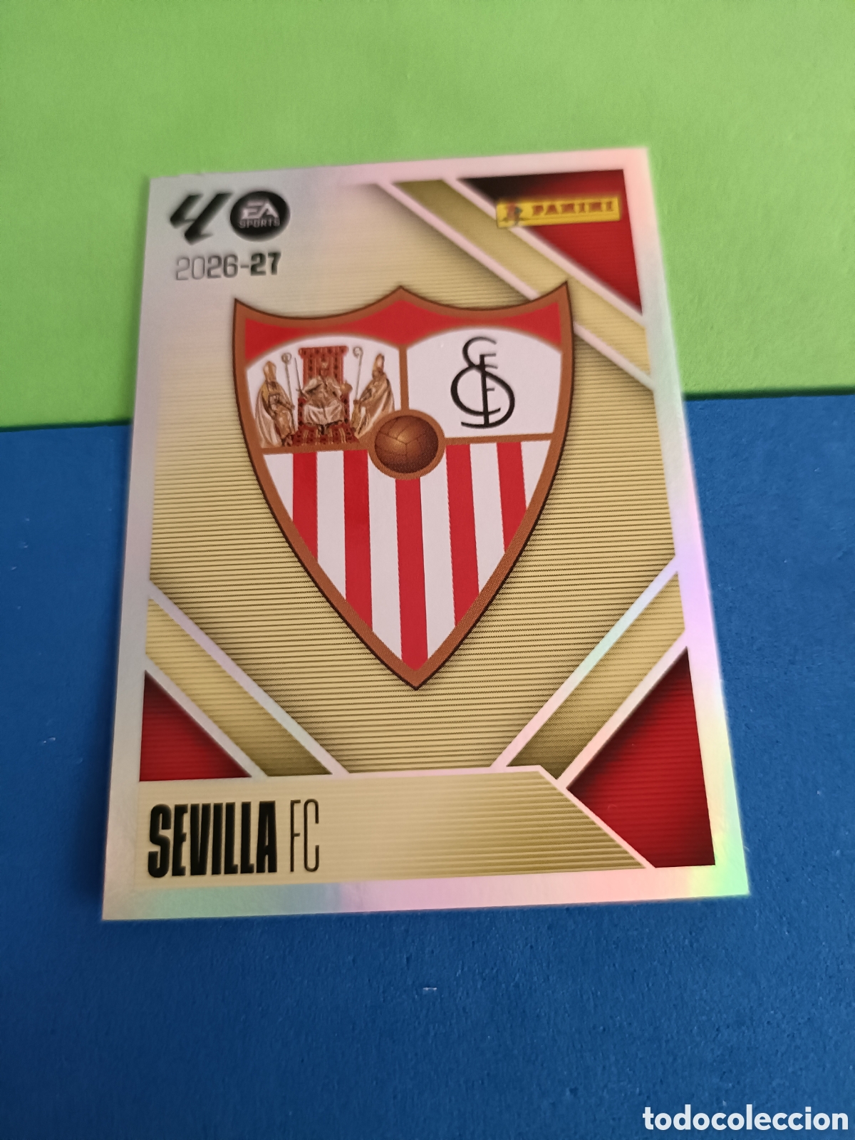 Cromos de f&uacute;tbol: Panini cromos stickers Liga este 2026 2027 26 27 - Sevilla 1 Escudo