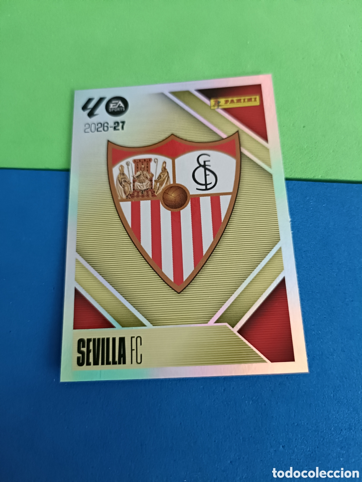 Cromos de f&uacute;tbol: Panini cromos stickers Liga este 2026 2027 26 27 - Sevilla 1 Escudo