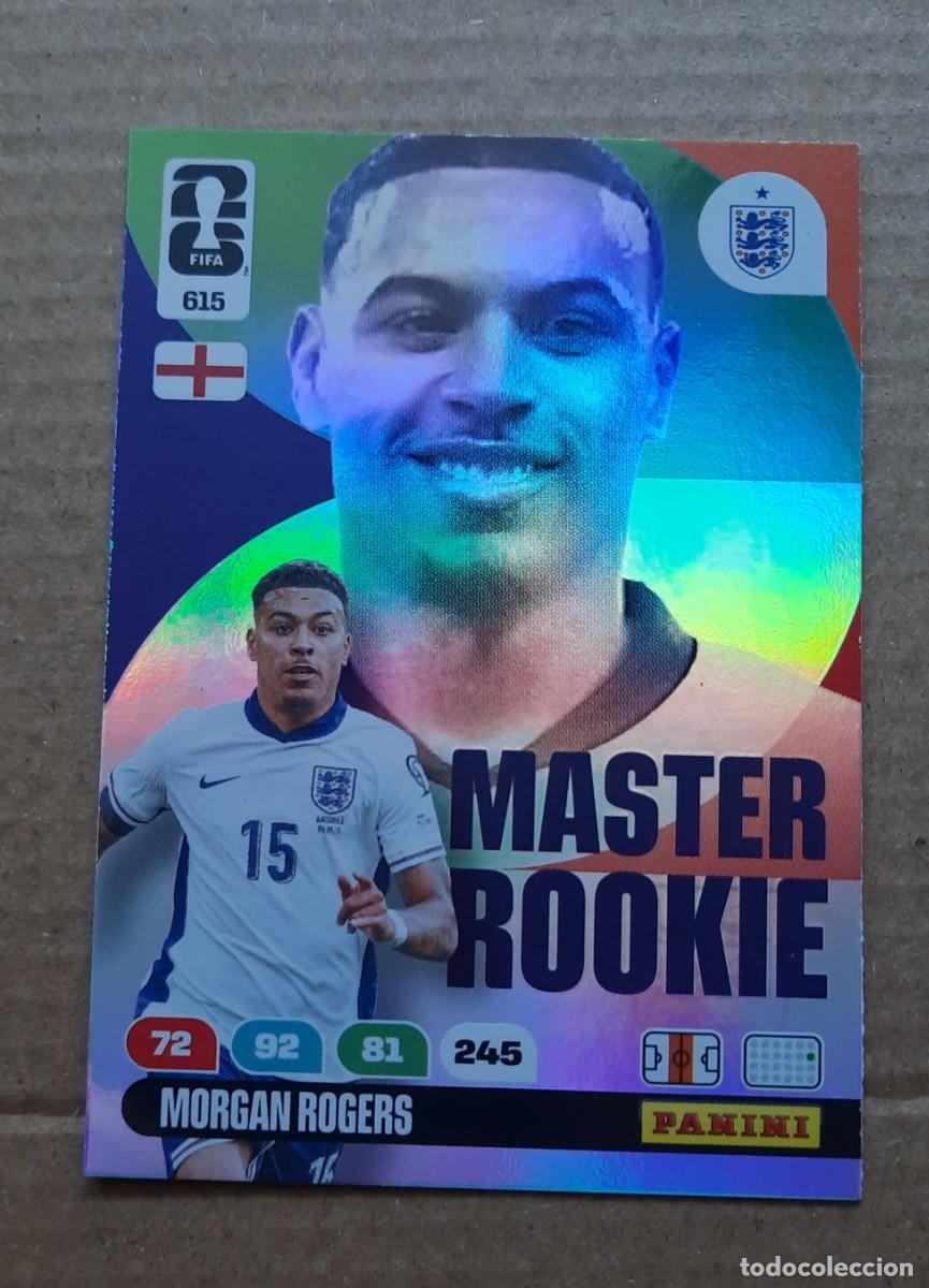 Cromos de f&uacute;tbol: Master Rookie Inglaterra, Morgan Rogers 615 ,World Cup 2026