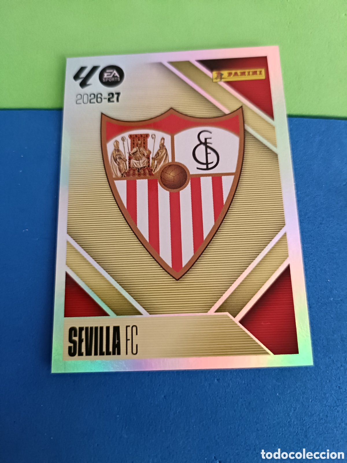 Cromos de f&uacute;tbol: Panini cromos stickers Liga este 2026 2027 26 27 - Sevilla 1 Escudo