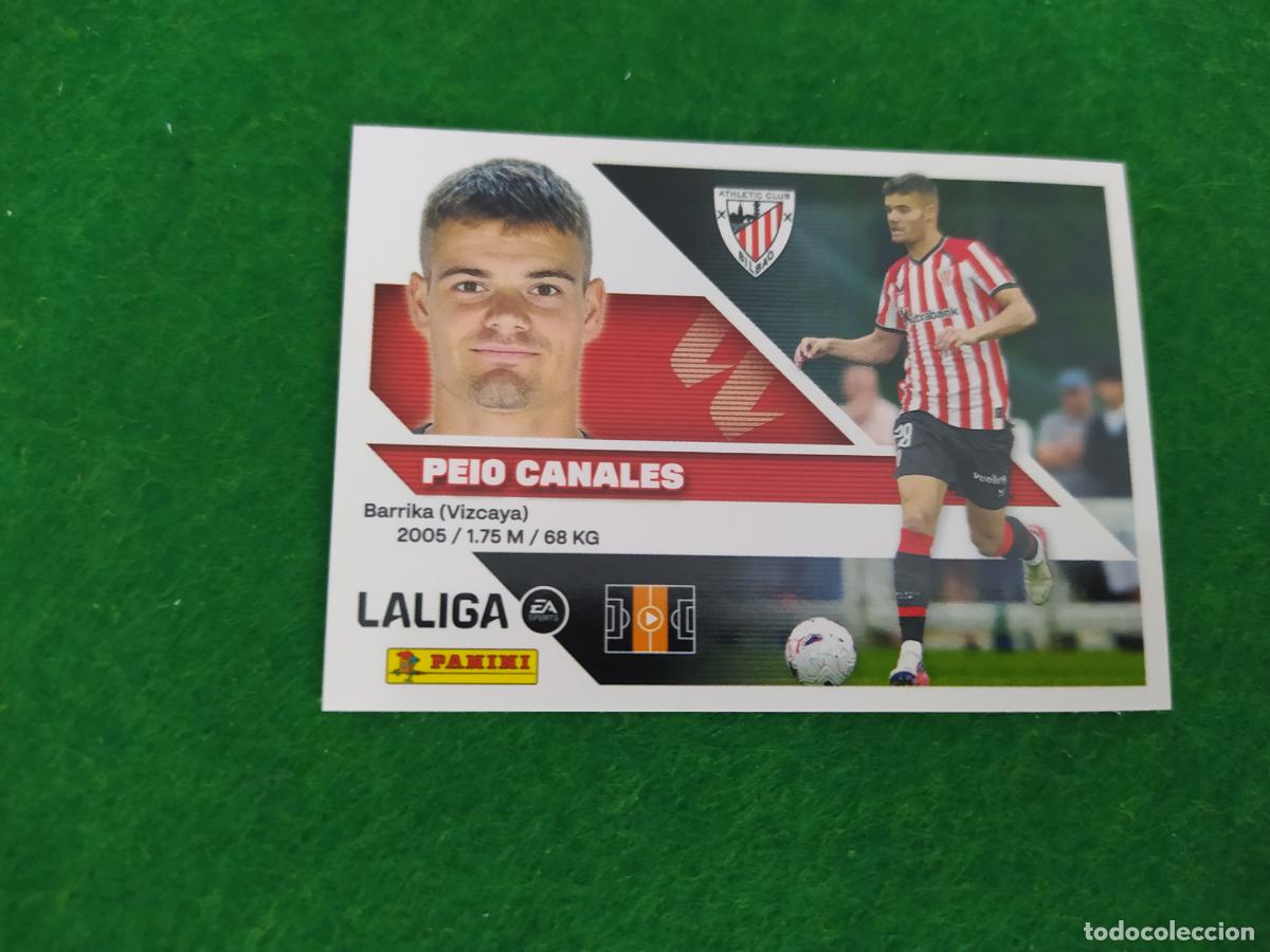 Cromos de f&uacute;tbol: LIGA ESTE 2026 2027 26 27 NUEVO - 3 EDICION - FICHAJE N&ordm; 35 PEIO CANALES ATHLETIC CLUB DE BILBAO