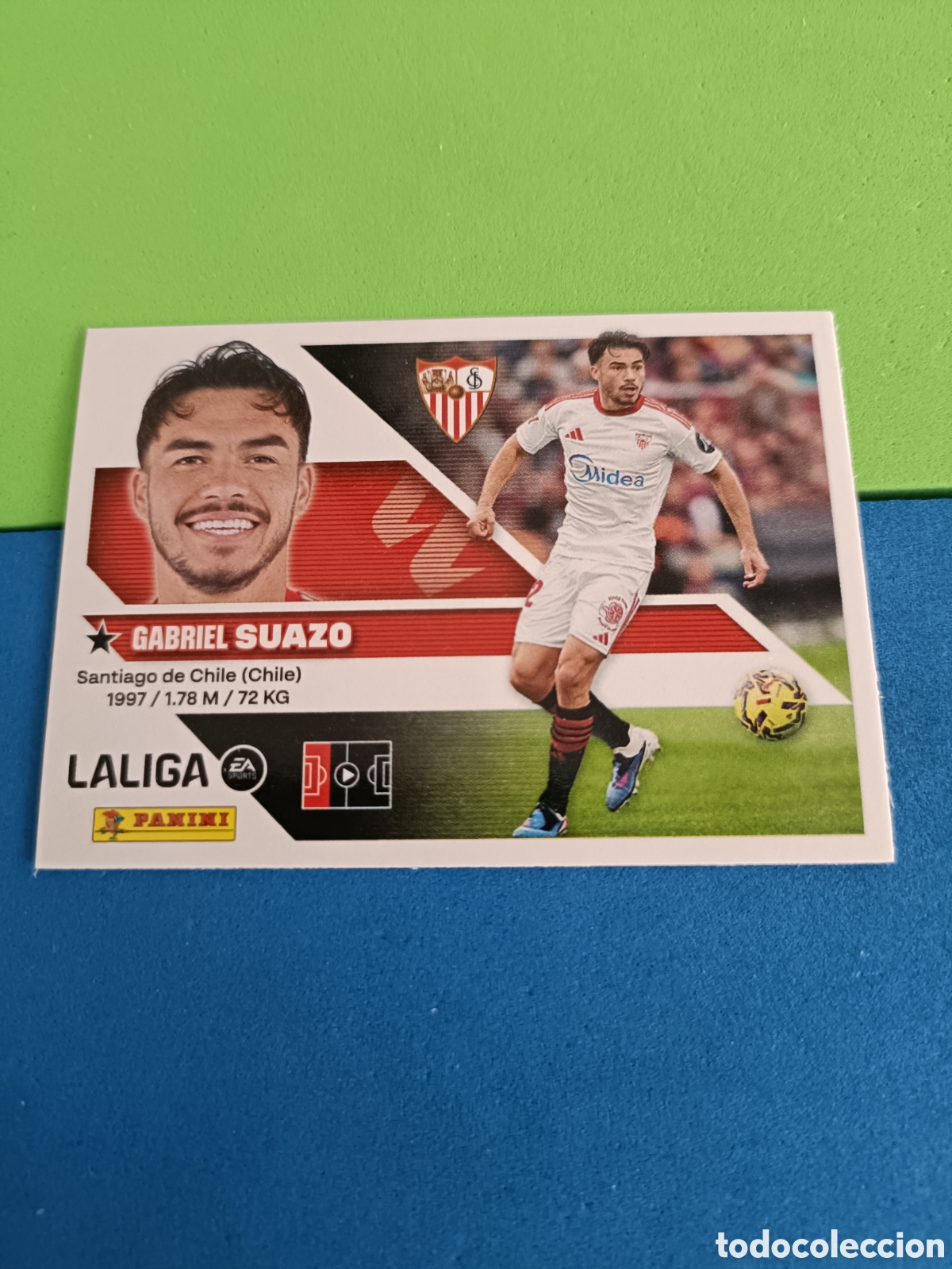 Cromos de f&uacute;tbol: Panini cromos stickers Liga este 2026 2027 26 27 - Sevilla 10 Suazo