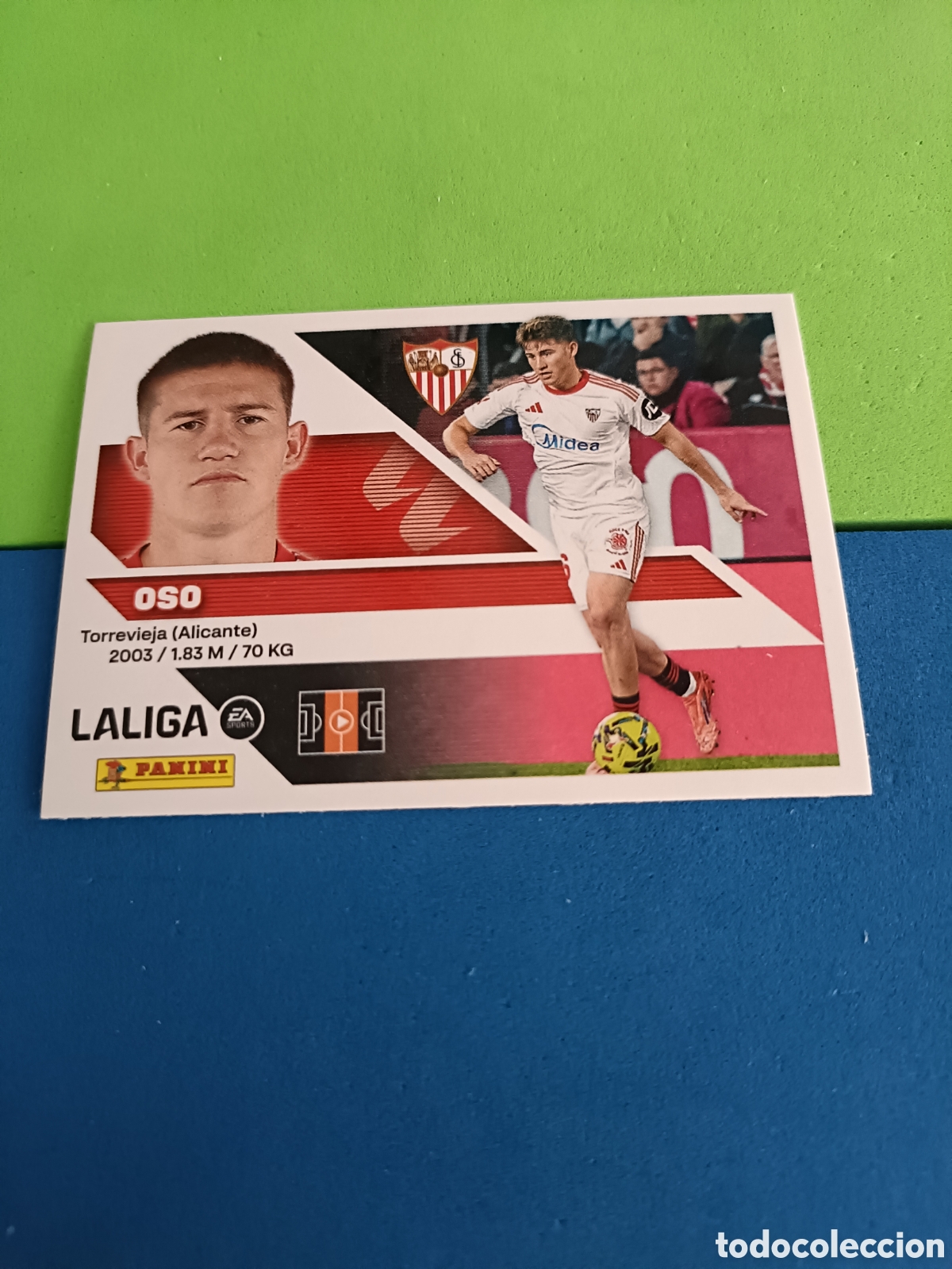 Cromos de f&uacute;tbol: Panini cromos stickers Liga este 2026 2027 26 27 - Sevilla 11 Oso