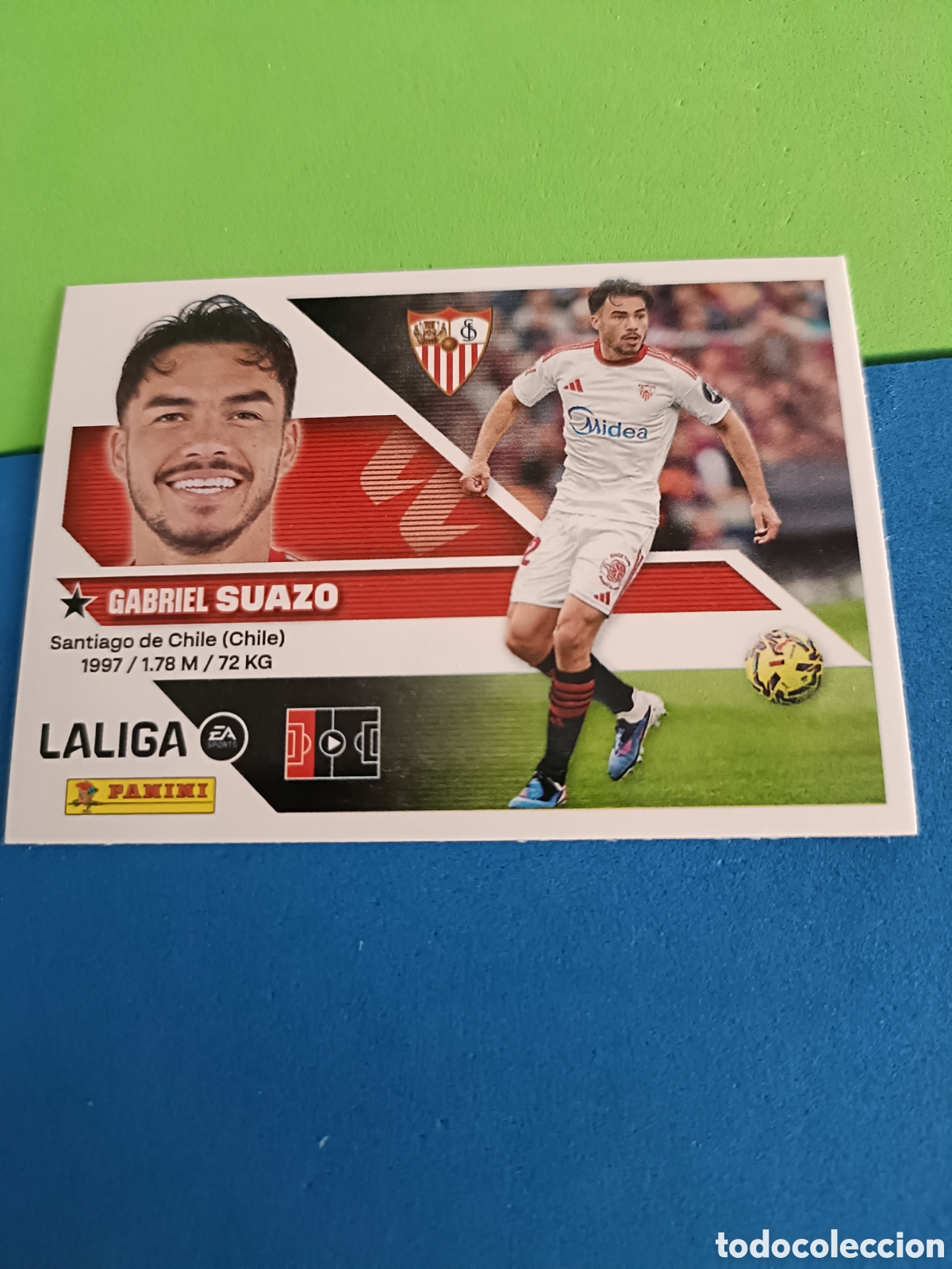 Cromos de f&uacute;tbol: Panini cromos stickers Liga este 2026 2027 26 27 - Sevilla 10 Suazo
