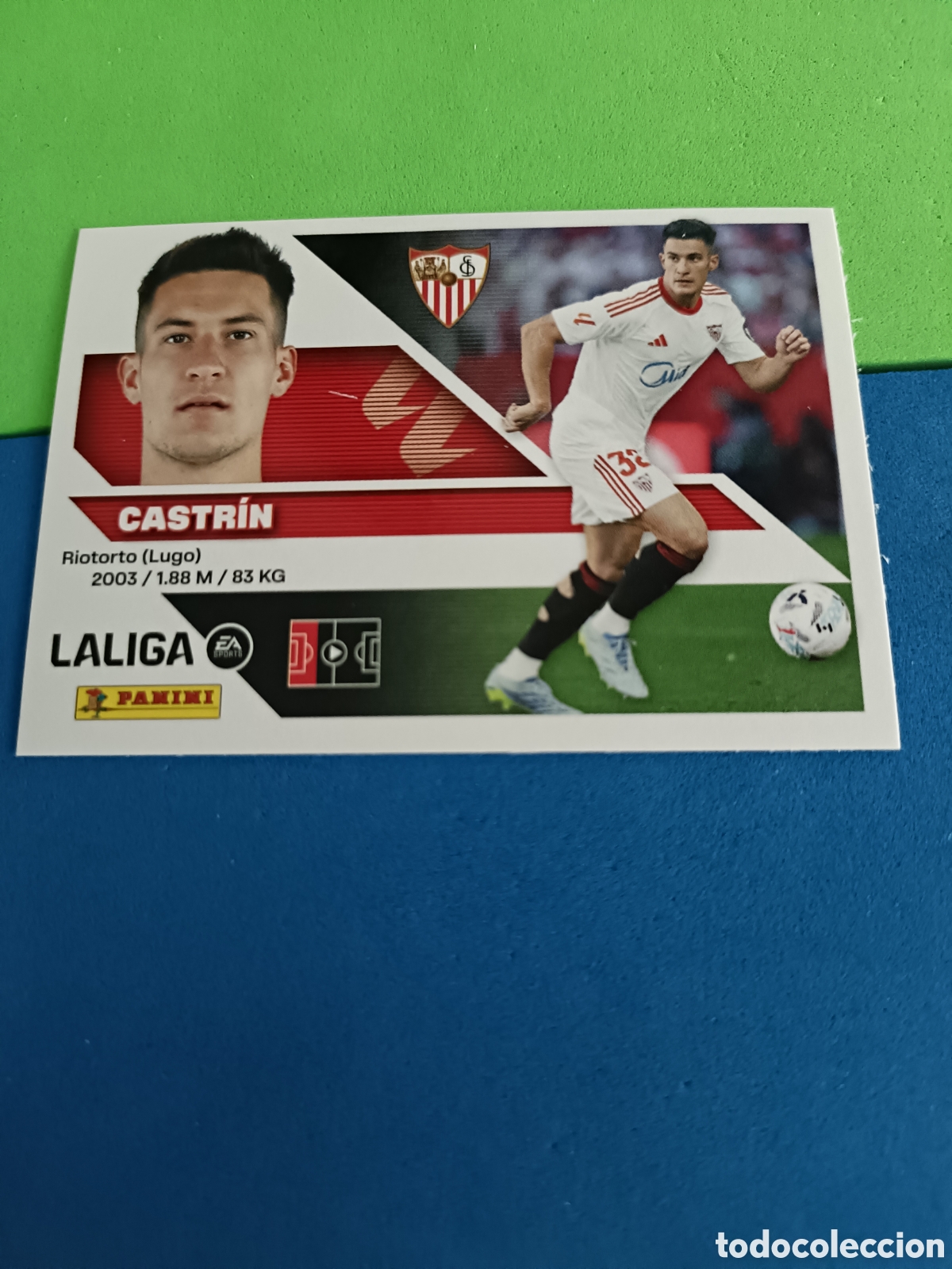 Cromos de f&uacute;tbol: Panini cromos stickers Liga este 2026 2027 26 27 - Sevilla 9A Castrin