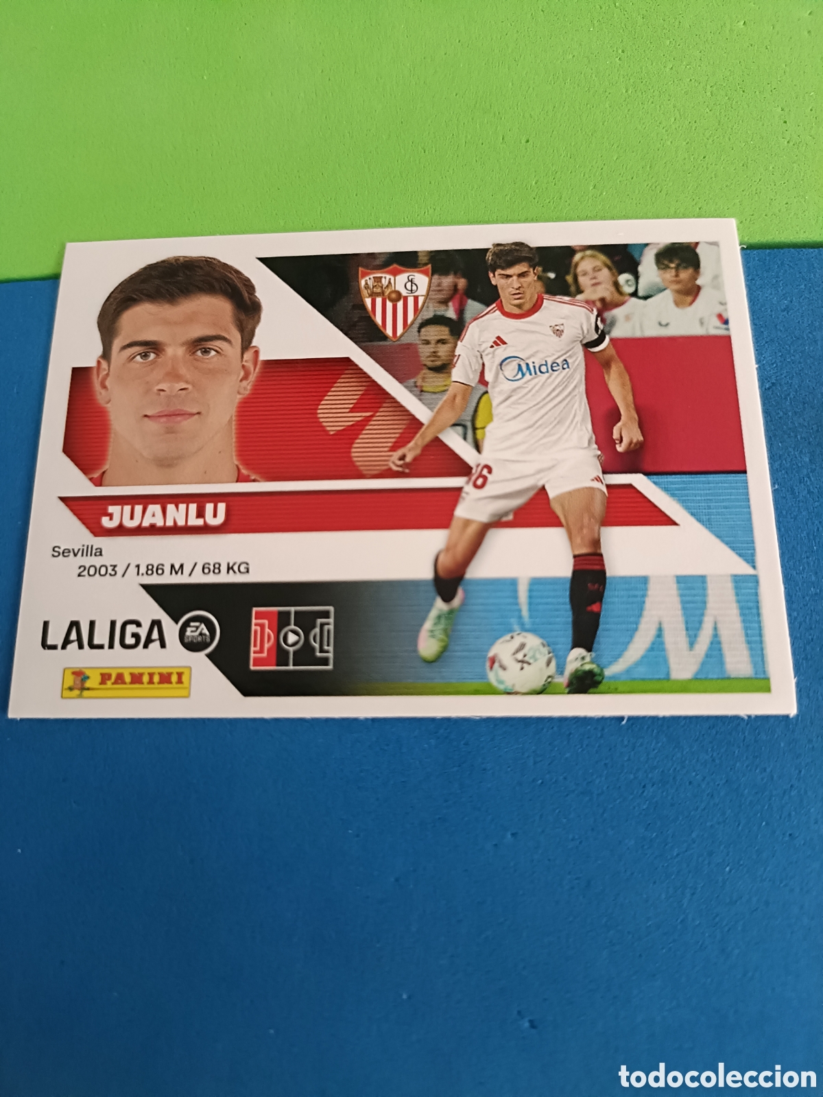 Cromos de f&uacute;tbol: Panini cromos stickers Liga este 2026 2027 26 27 - Sevilla 6 Juanlu