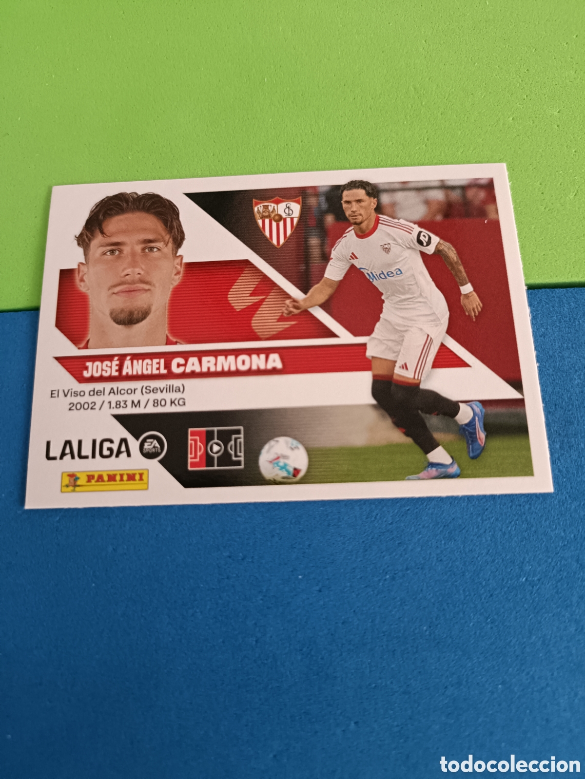 Cromos de f&uacute;tbol: Panini cromos stickers Liga este 2026 2027 26 27 - Sevilla 5 Carmona
