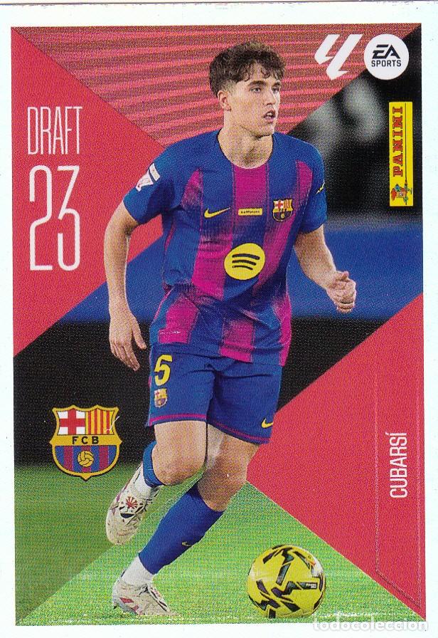 Cromos de f&uacute;tbol: ESTE 2026-27 * CUBARS&Iacute; * DRAFT 23 N&ordm; 6 - DEL BARCELONA (NUEVO DE SOBRE) (A-20)