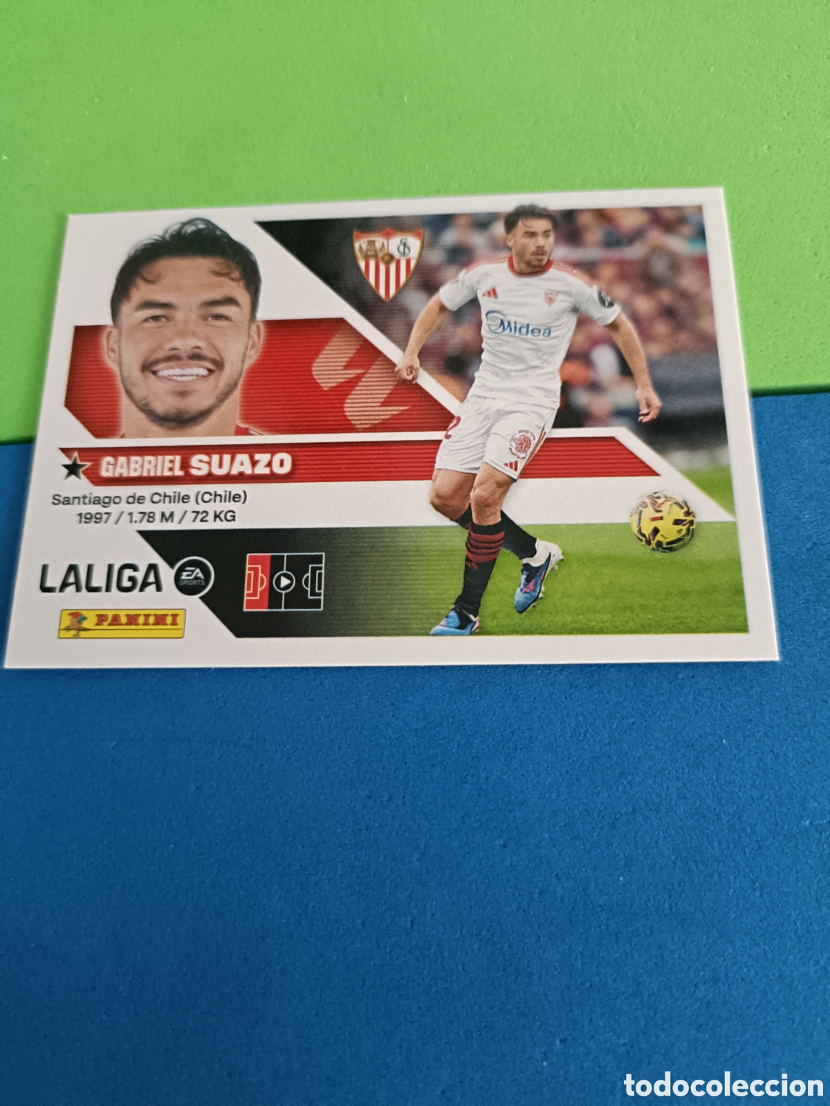 Cromos de f&uacute;tbol: Panini cromos stickers Liga este 2026 2027 26 27 - Sevilla 10 Suazo