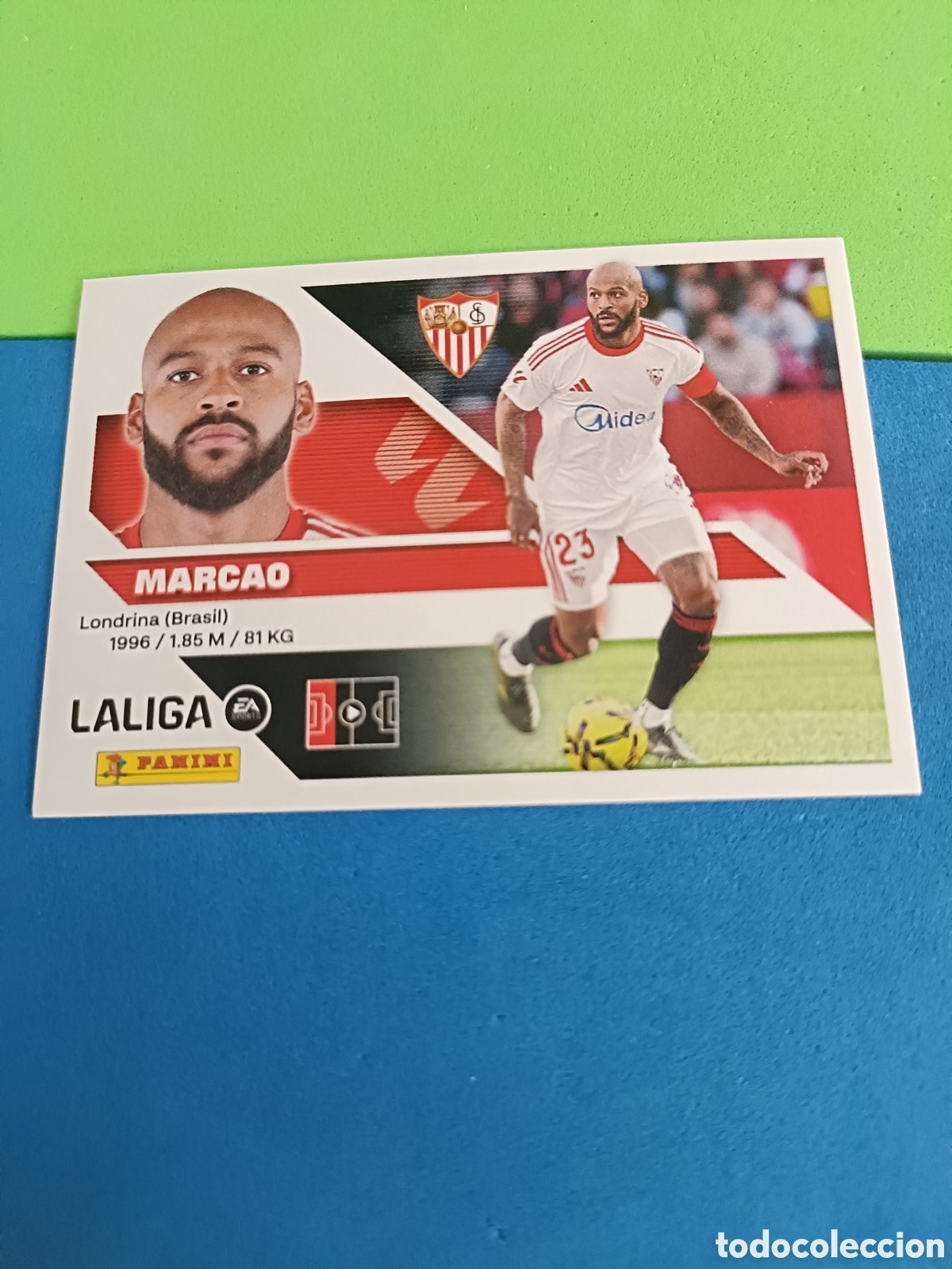 Cromos de f&uacute;tbol: Panini cromos stickers Liga este 2026 2027 26 27 - Sevilla 9B Marcao