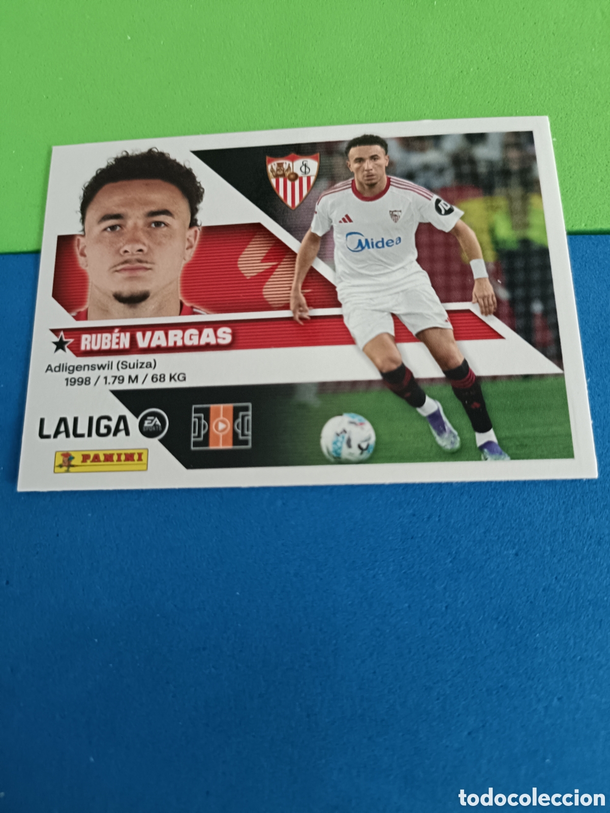 Cromos de f&uacute;tbol: Panini cromos stickers Liga este 2026 2027 26 27 - Sevilla 15 Vargas