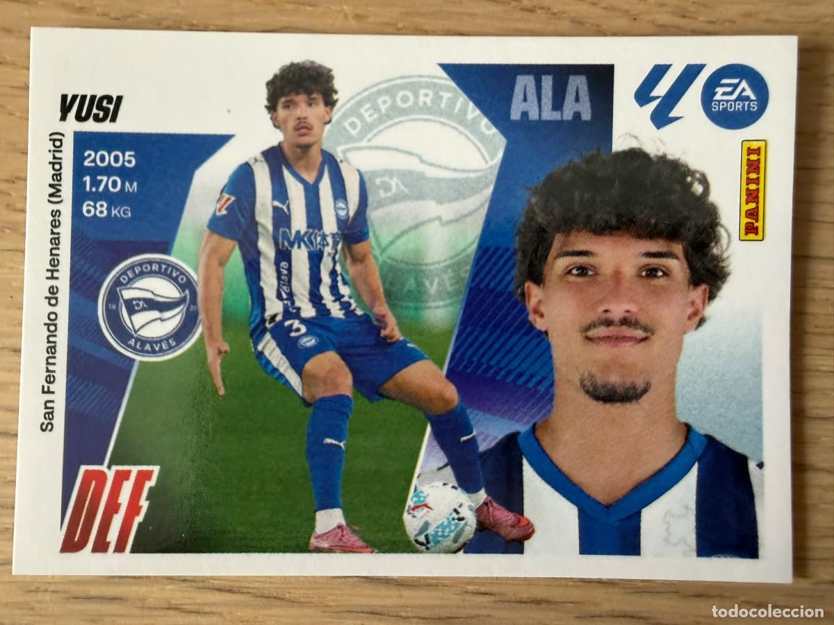Cromos de f&uacute;tbol: 6 BIS YUSI COLOCA ALAVES 25 26 2025 2026 LIGA EA SPORTS COLECCIONES ESTE SIN PEGAR STICKER