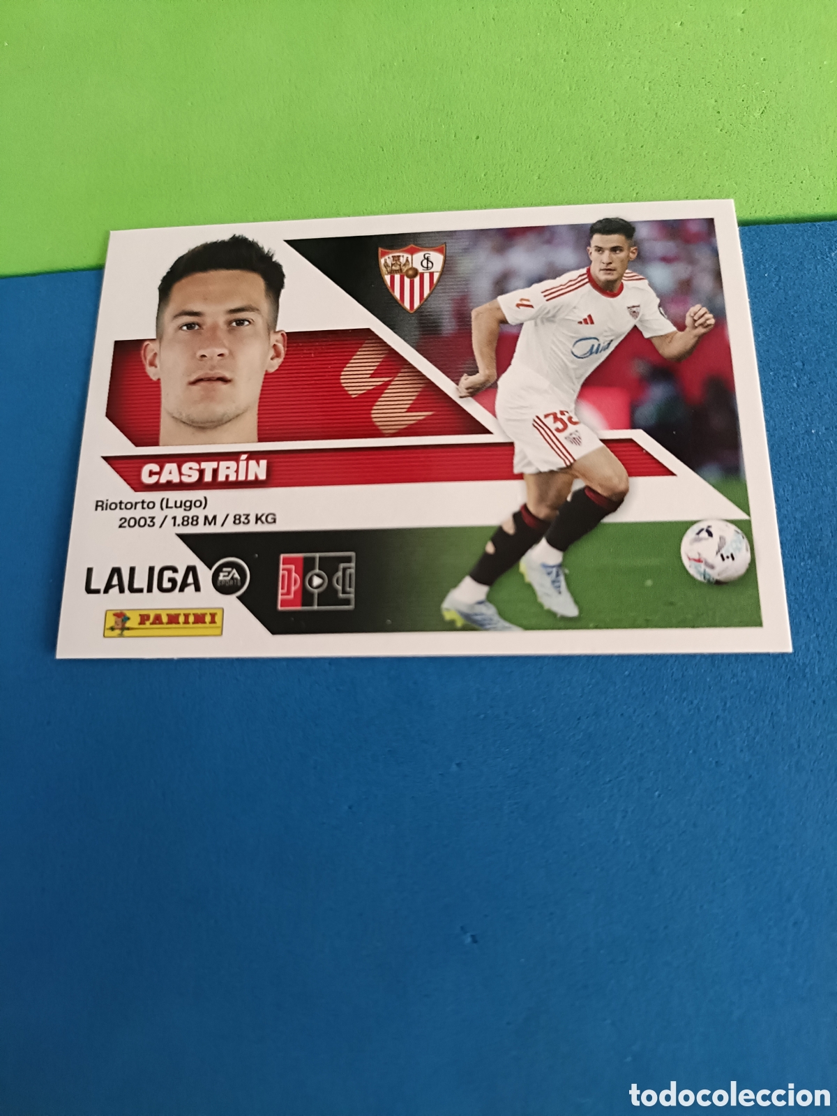 Cromos de f&uacute;tbol: Panini cromos stickers Liga este 2026 2027 26 27 - Sevilla 9A Castrin
