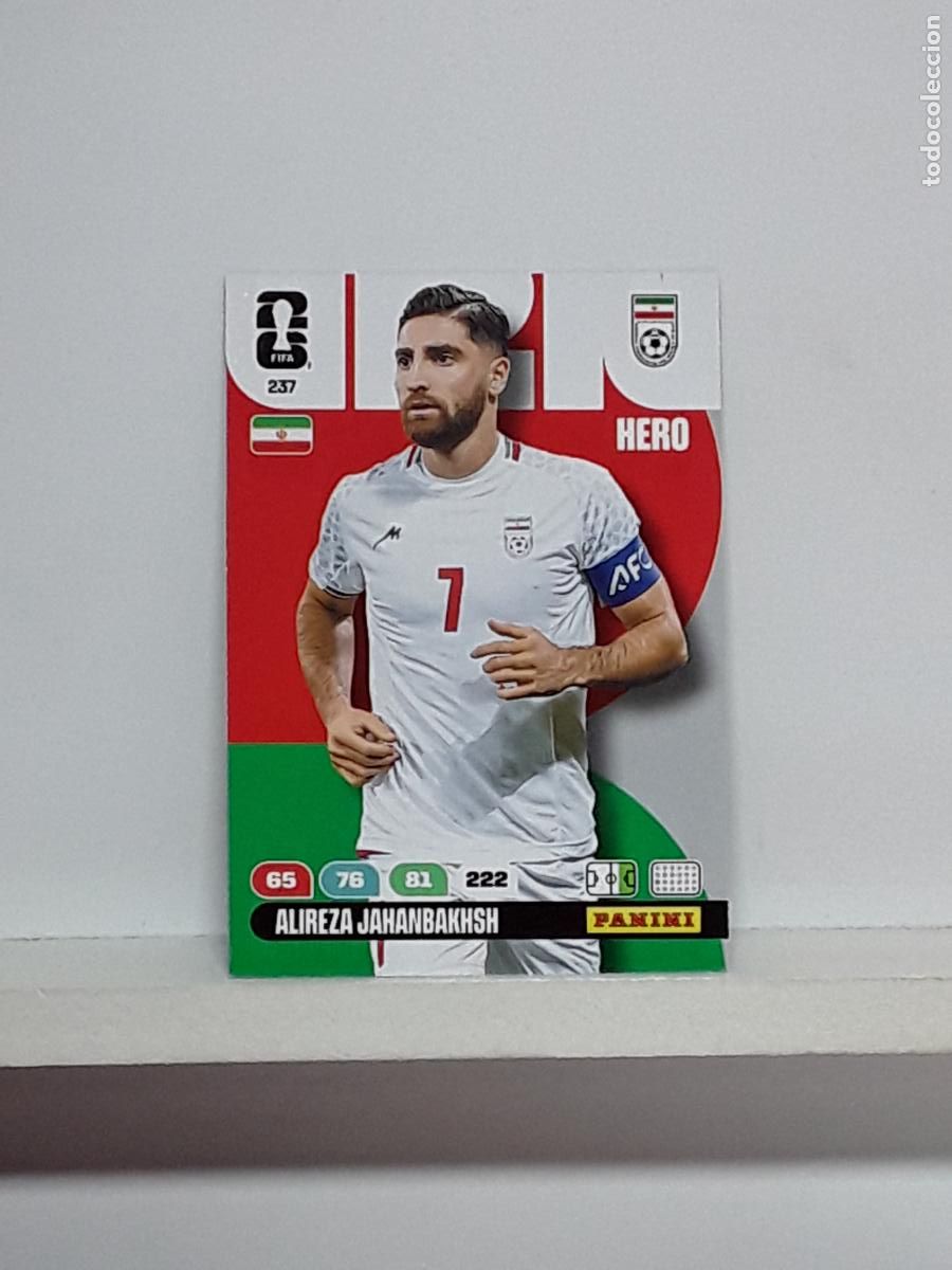 Cromos de f&uacute;tbol: ADRENALYN MUNDIAL 2026 WORLD CUP 26 ALBUM PANINI N 237 IRAN ALIREZA JAHANBAKHSH