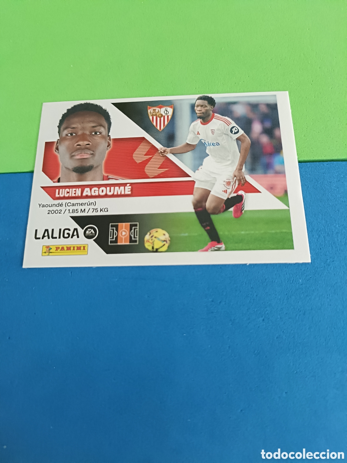 Cromos de f&uacute;tbol: Panini cromos stickers Liga este 2026 2027 26 27 - Sevilla 12 Agoume