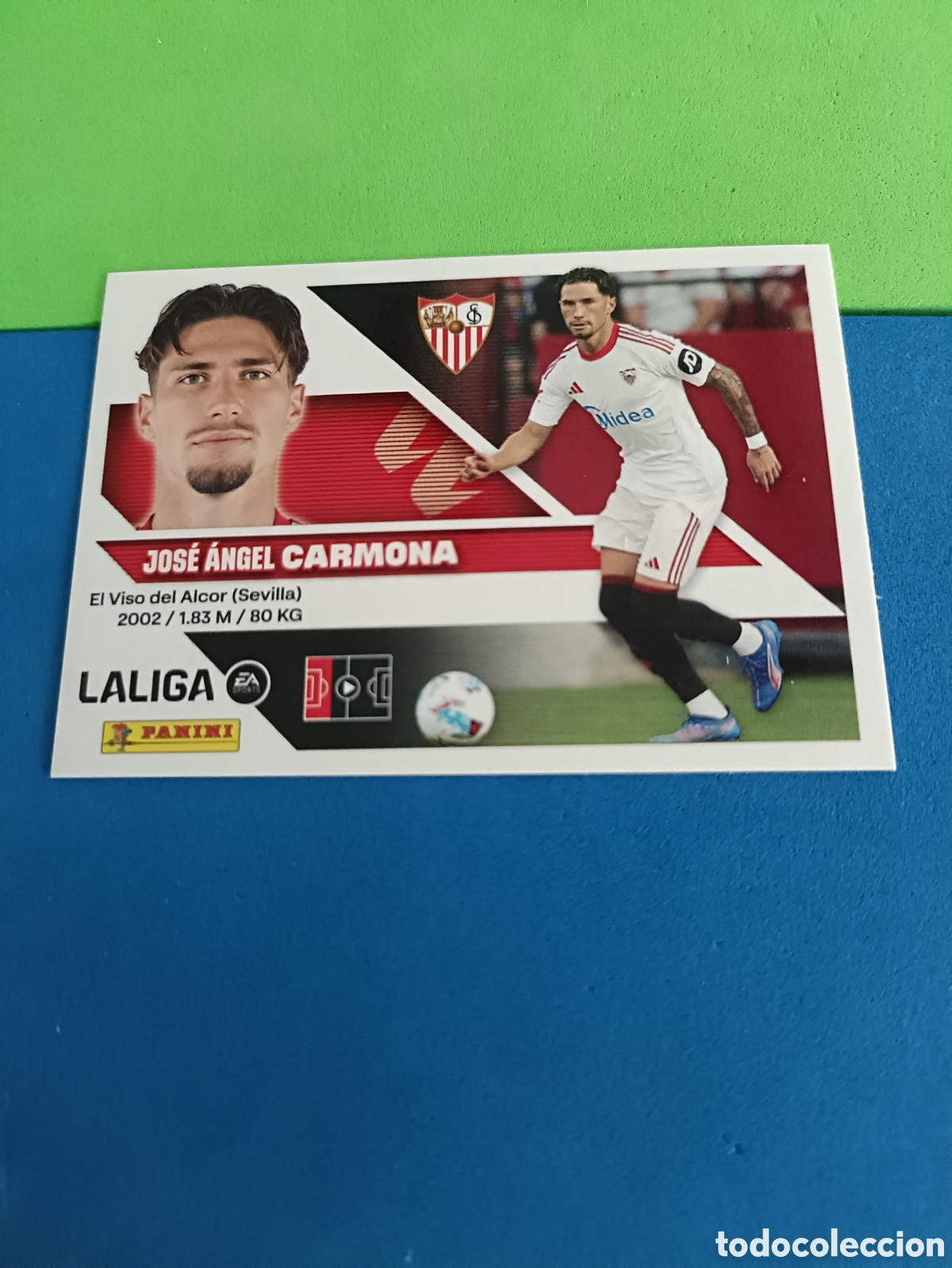 Cromos de f&uacute;tbol: Panini cromos stickers Liga este 2026 2027 26 27 - Sevilla 5 Carmona