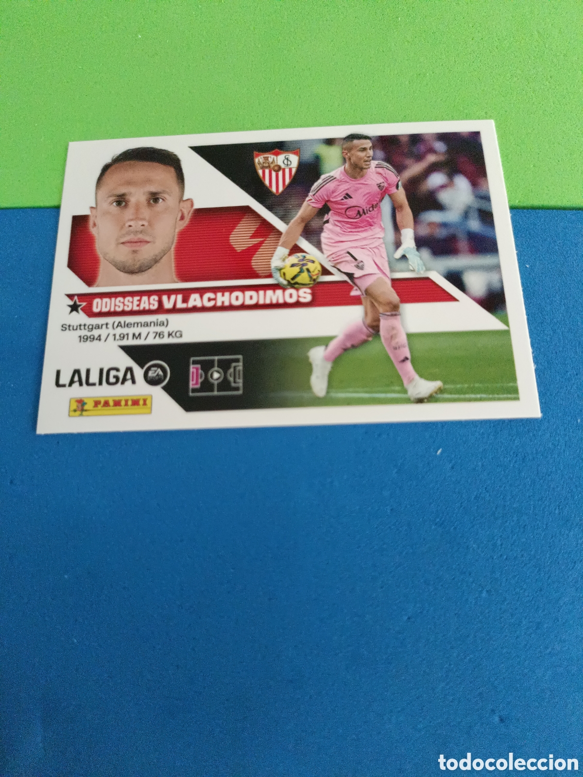 Cromos de f&uacute;tbol: Panini cromos stickers Liga este 2026 2027 26 27 - Sevilla 3 Vlachodimos