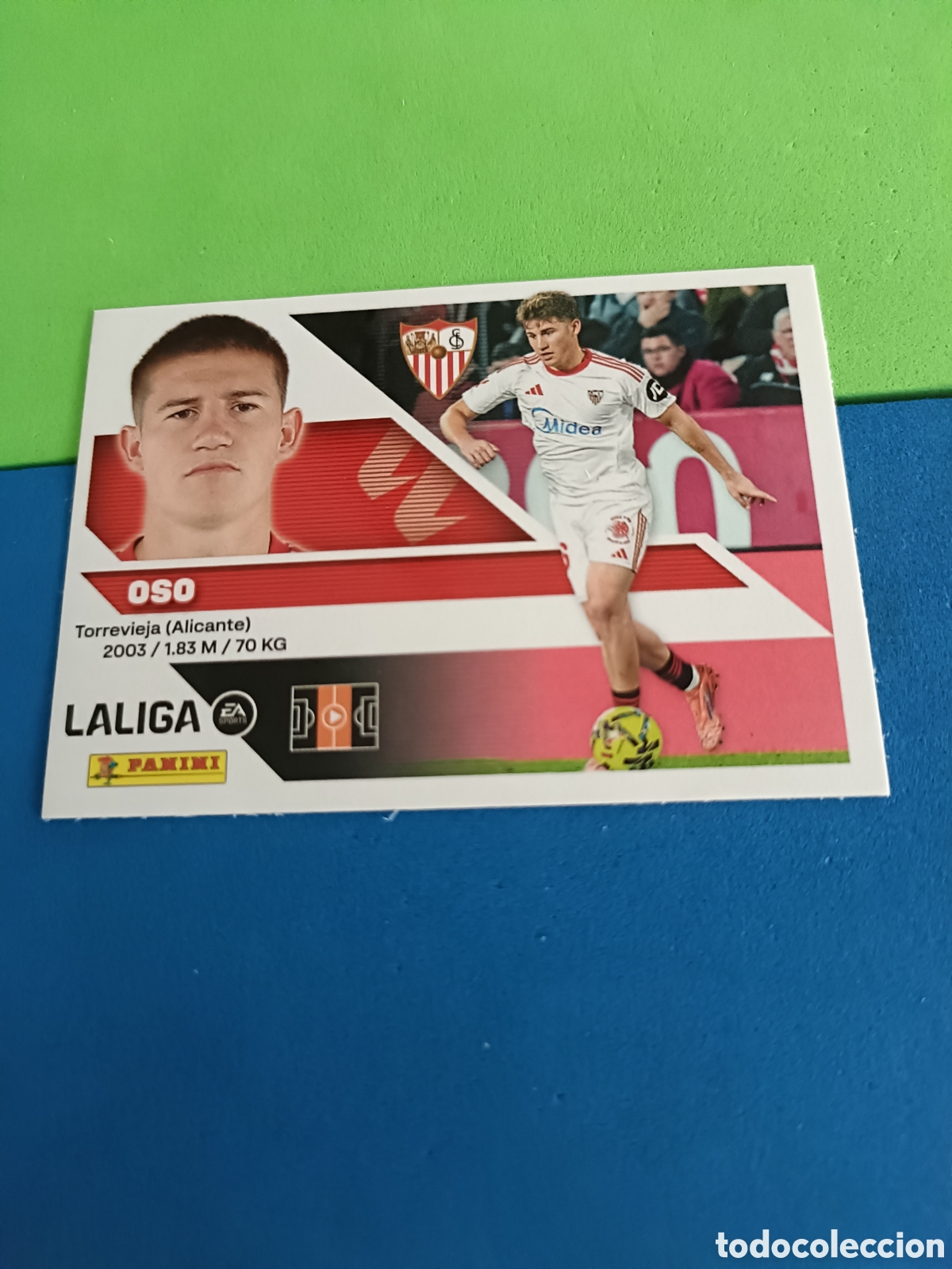 Cromos de f&uacute;tbol: Panini cromos stickers Liga este 2026 2027 26 27 - Sevilla 11 Oso