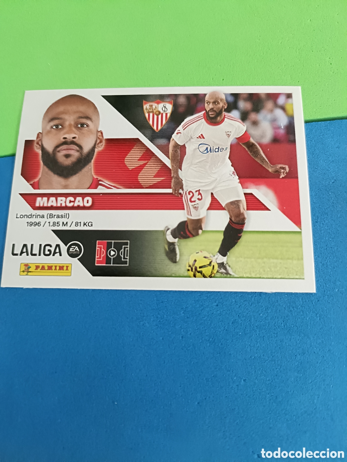 Cromos de f&uacute;tbol: Panini cromos stickers Liga este 2026 2027 26 27 - Sevilla 9B Marcao