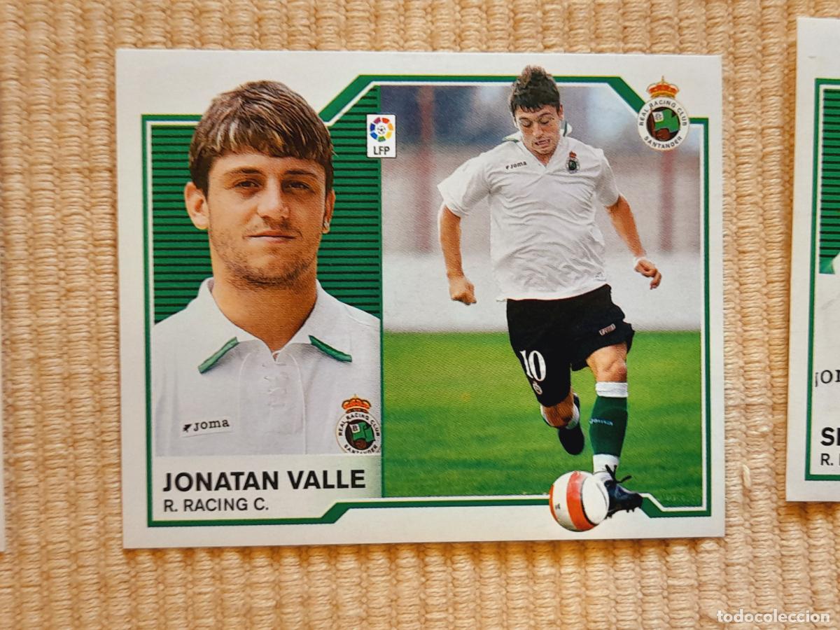 Cromos de f&uacute;tbol: CROMO JONATAN VALLE (COLOCA) RACING SANTANDER LIGA 07-08 (2007 2008) ALBUM ESTE