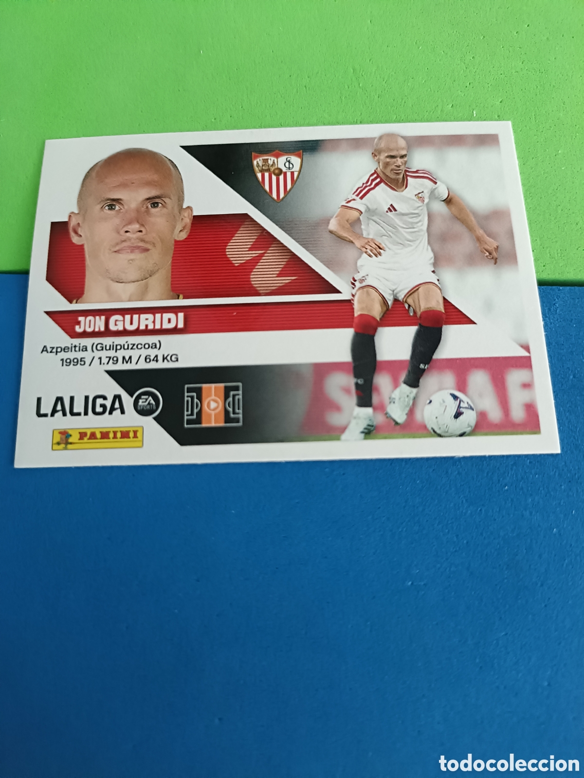Cromos de f&uacute;tbol: Panini cromos stickers Liga este 2026 2027 26 27 - Sevilla 13 Guridi