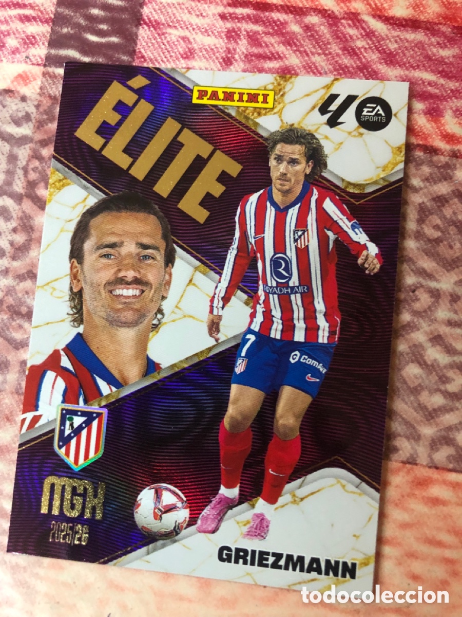 Cromos de f&uacute;tbol: P6 GRIEZMANN ATLETICO DE MADRID ELITE POWER FICHAS ALBUM MEGACRACKS 2025 2026 MGK 25 26